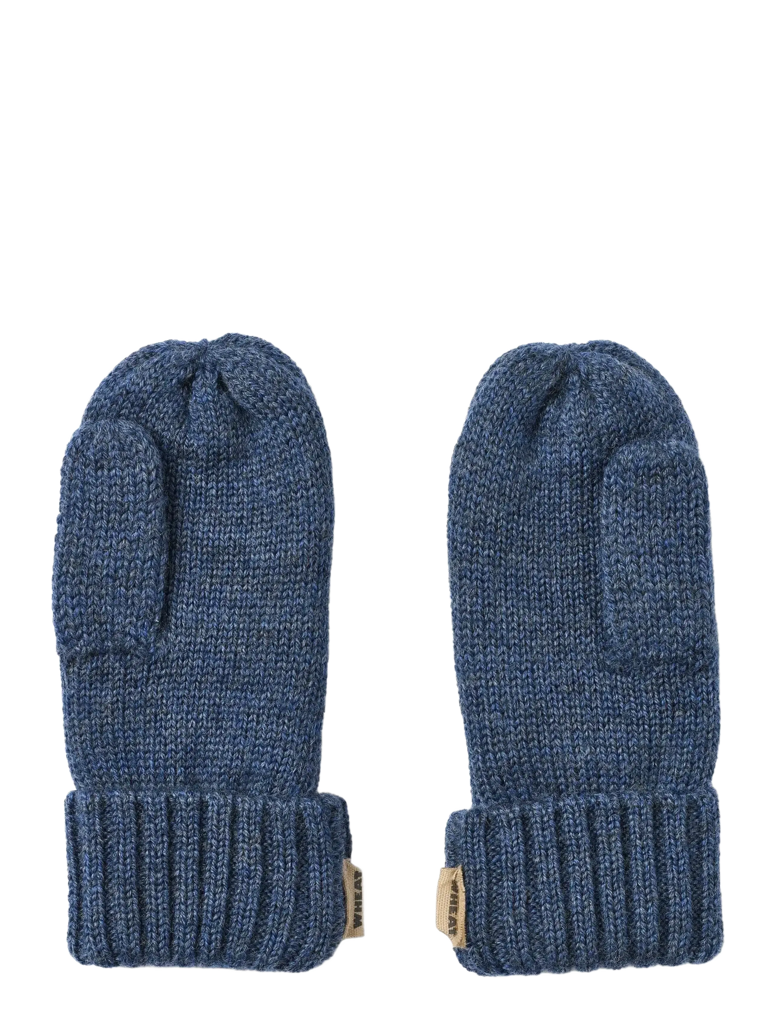 Wheat - Jacquard Mittens Towsi - accessories - blue - 1