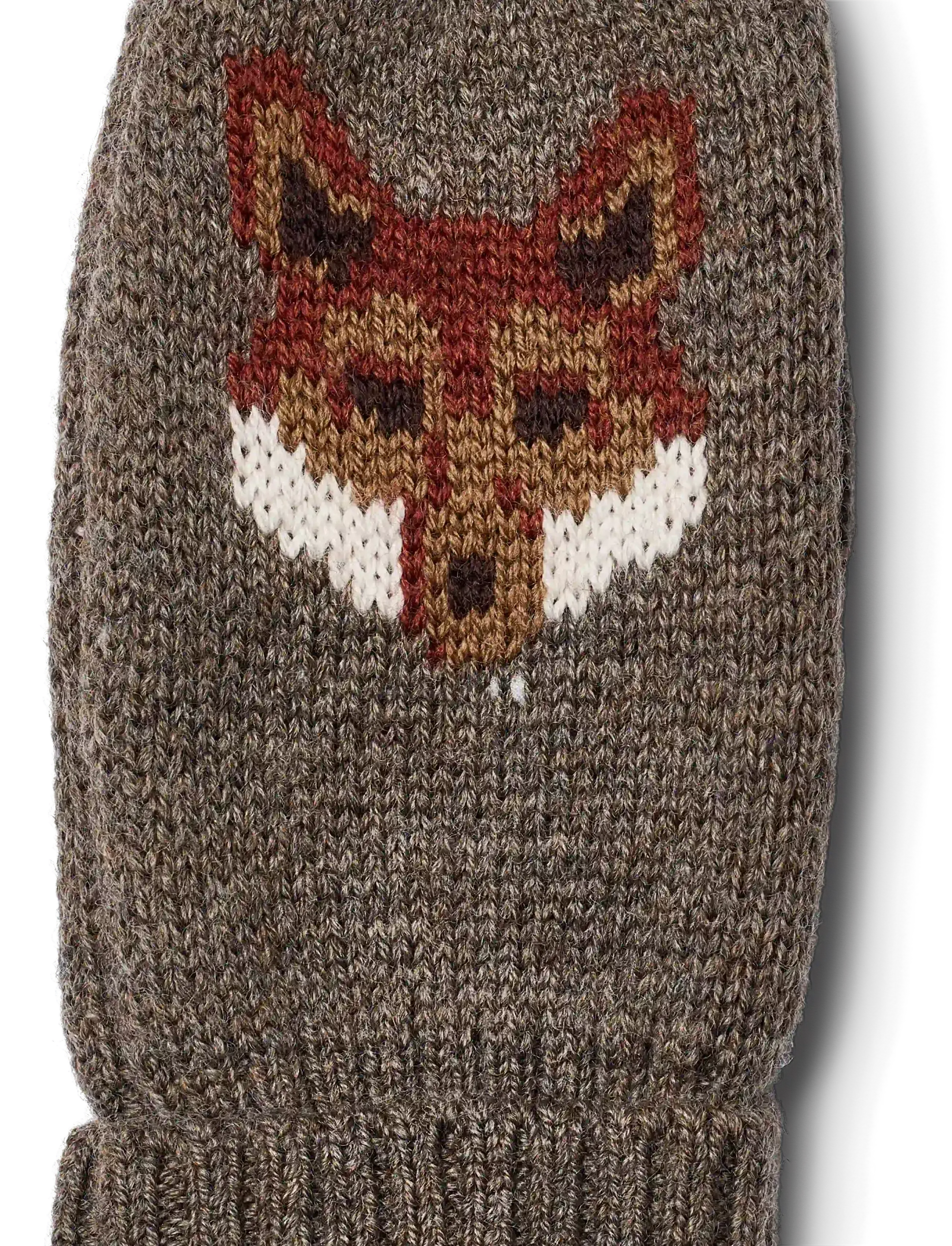 Wheat - Jacquard Mittens Towsi - handskar - dry soil - 2