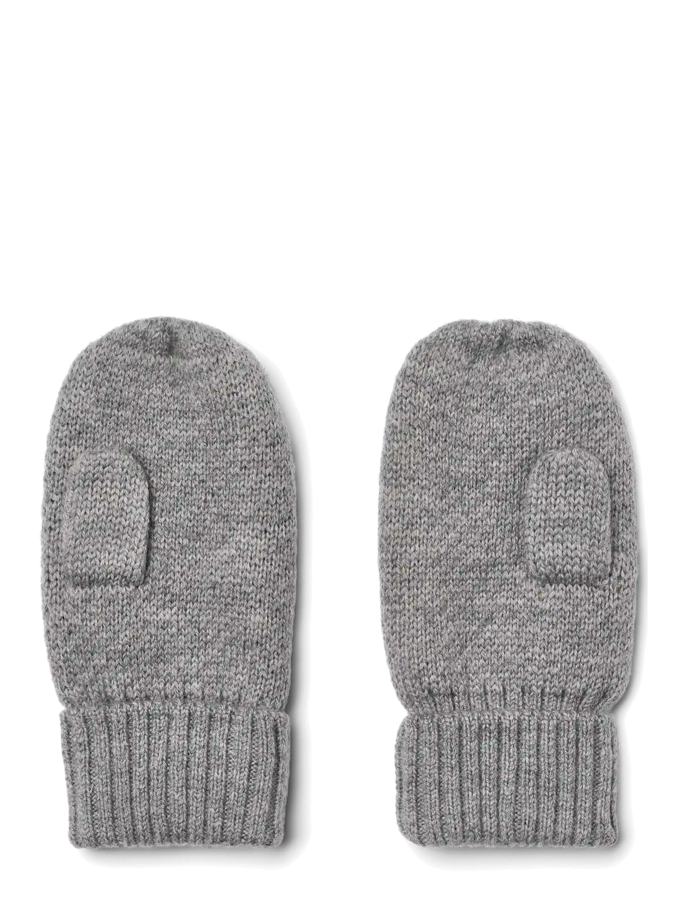 Wheat - Jacquard Mittens Towsi - gloves - flint melange - 2