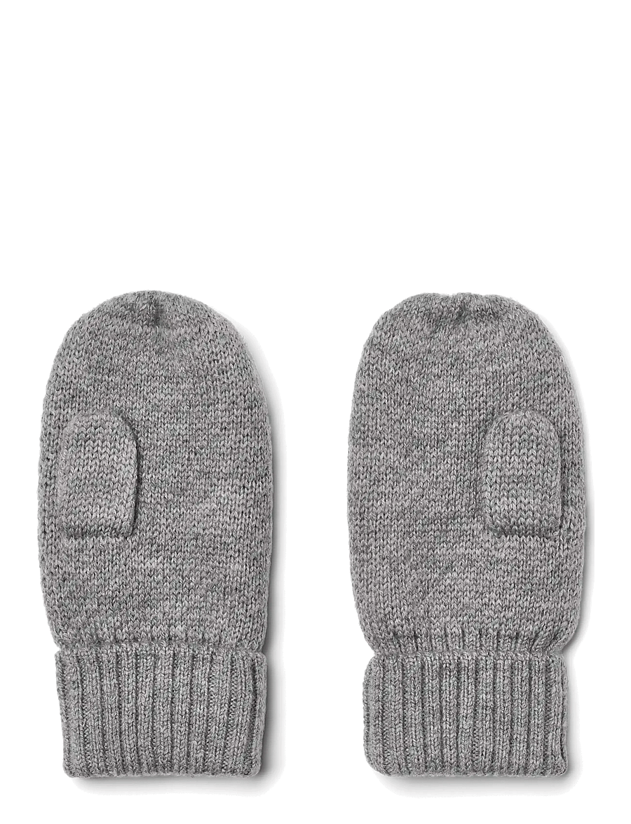 Wheat - Jacquard Mittens Towsi - handschuhe - flint melange - 2
