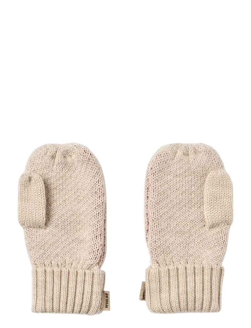 Wheat - Jacquard Mittens Towsi - handschuhe - offwhite melange - 1