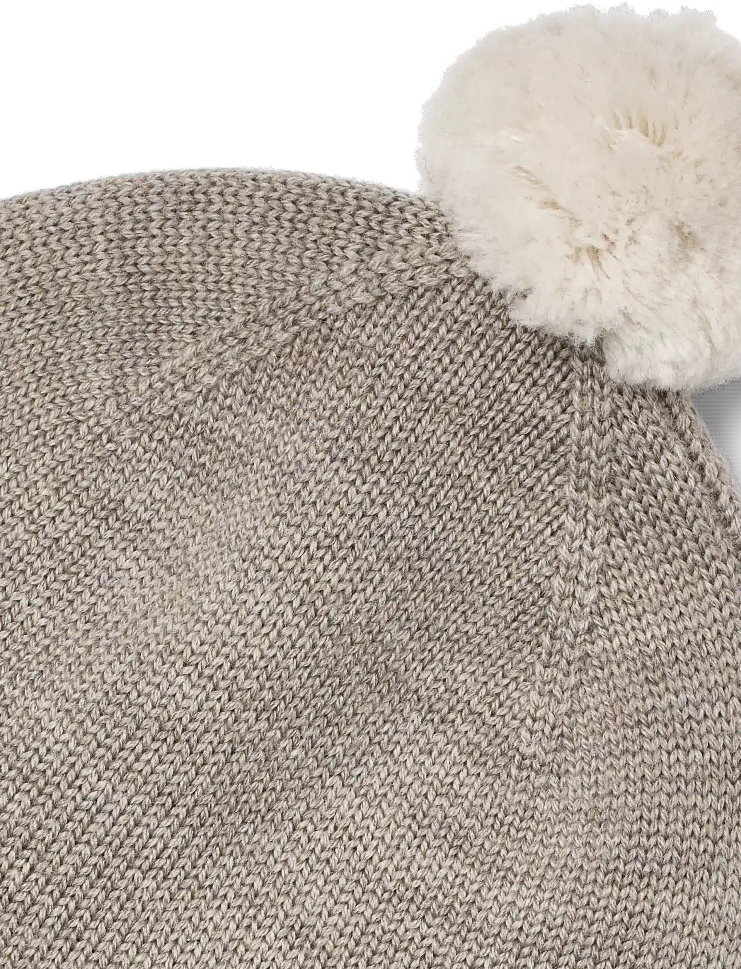 Wheat - Knit Bonnet Pomma - babymützen - grey moon - 1