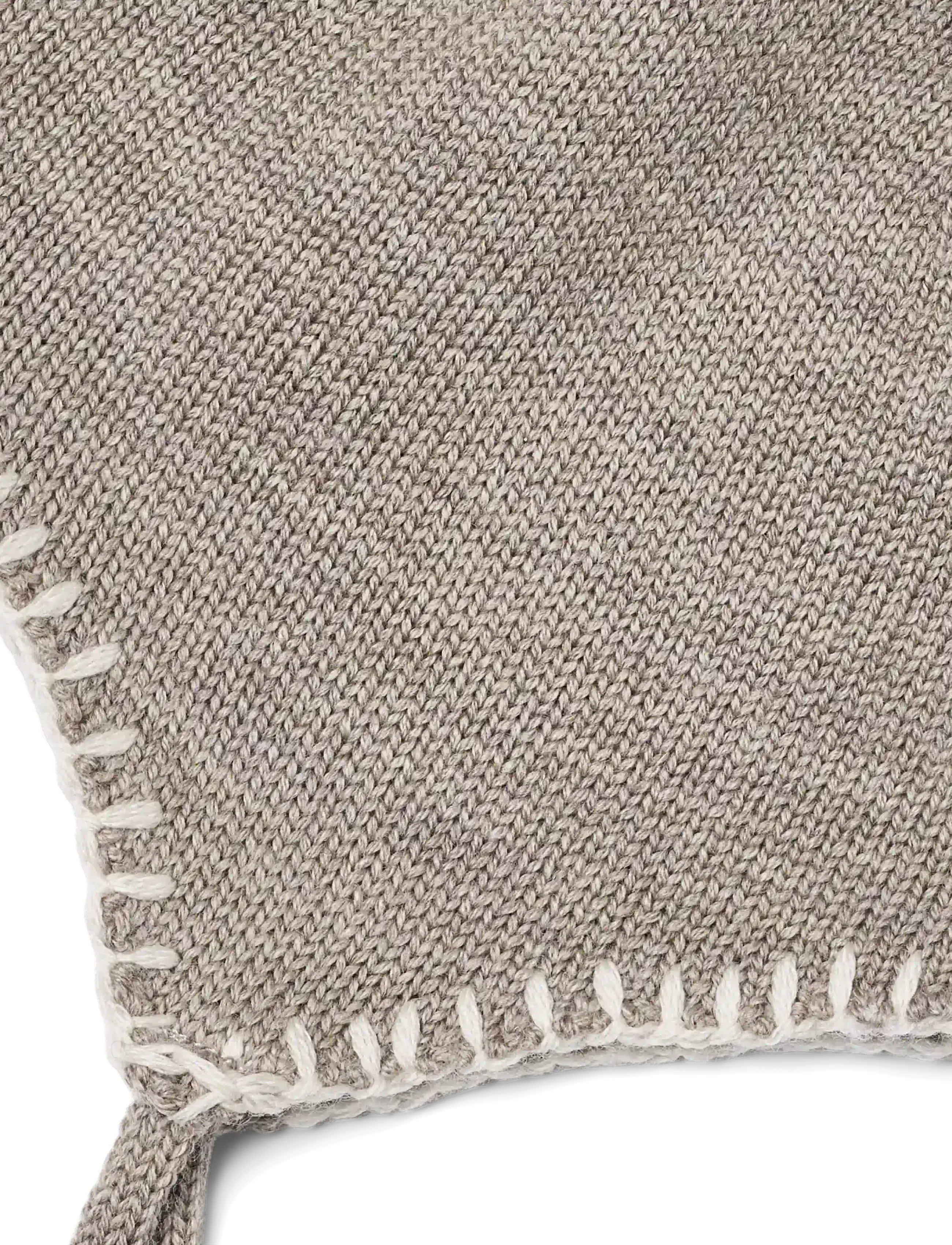 Wheat - Knit Bonnet Pomma - babymützen - grey moon - 2