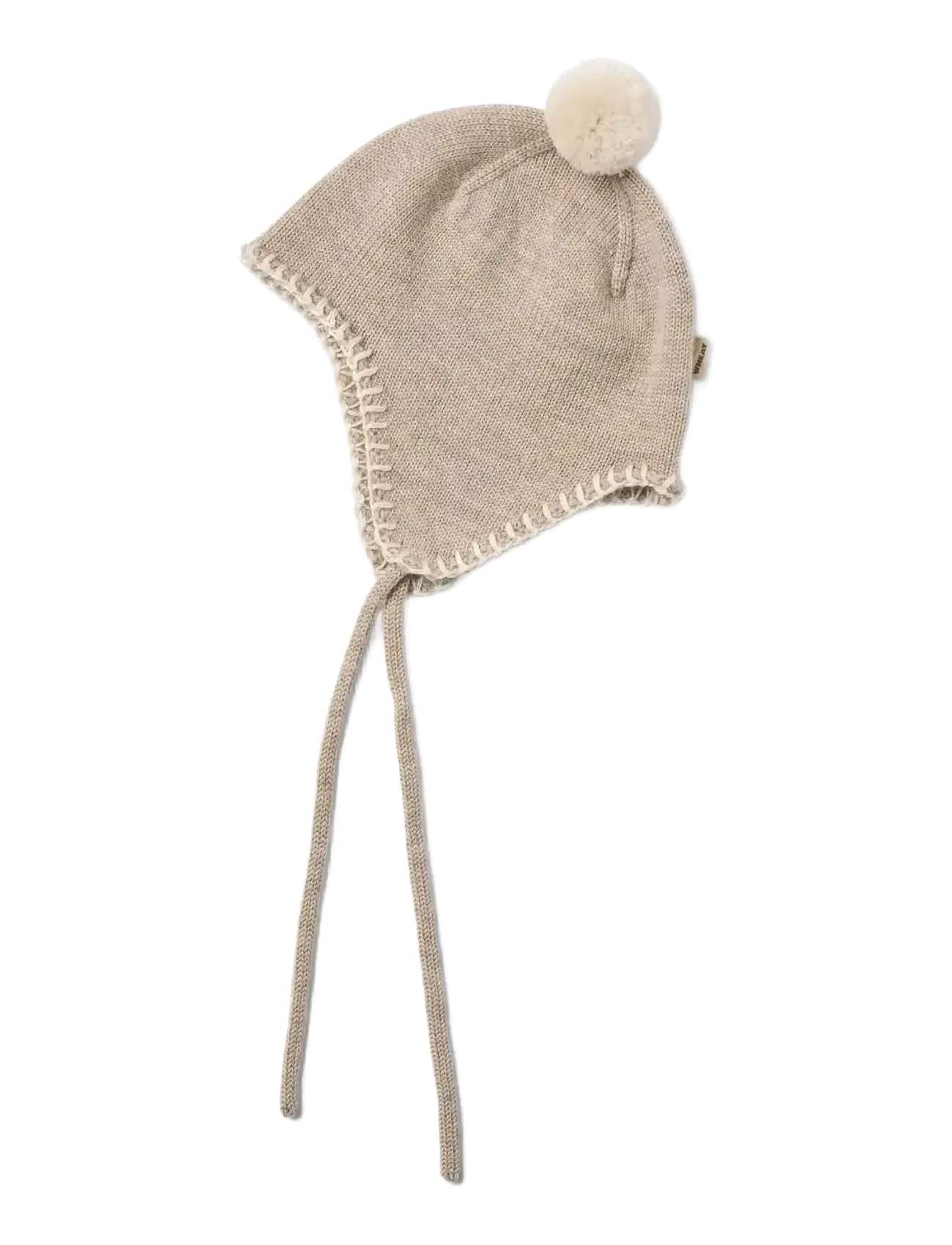 Knit Bonnet Pomma - WARM SAND MELANGE