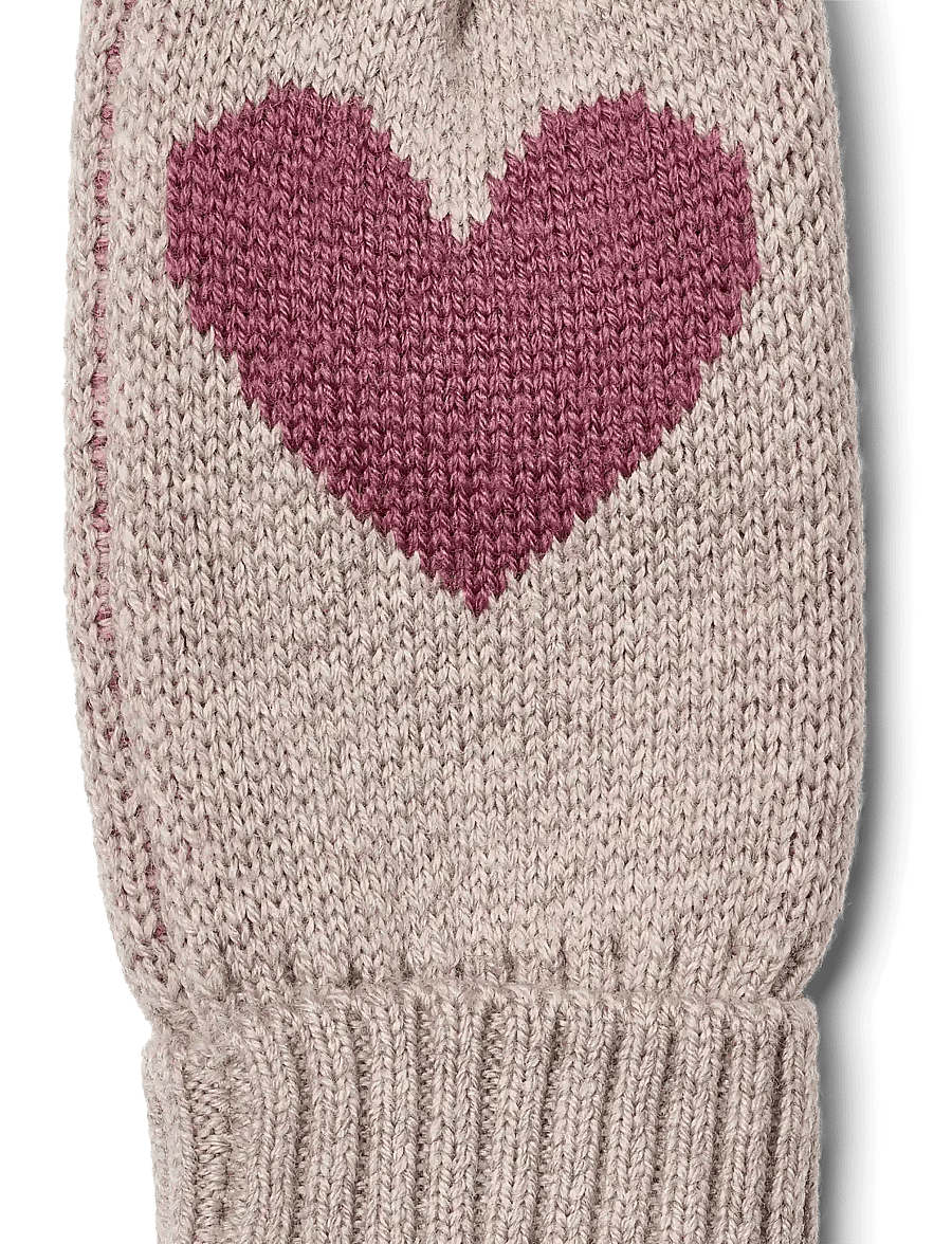 Wheat - Jacquard Mittens Haansi - kindad - pale lilac - 2