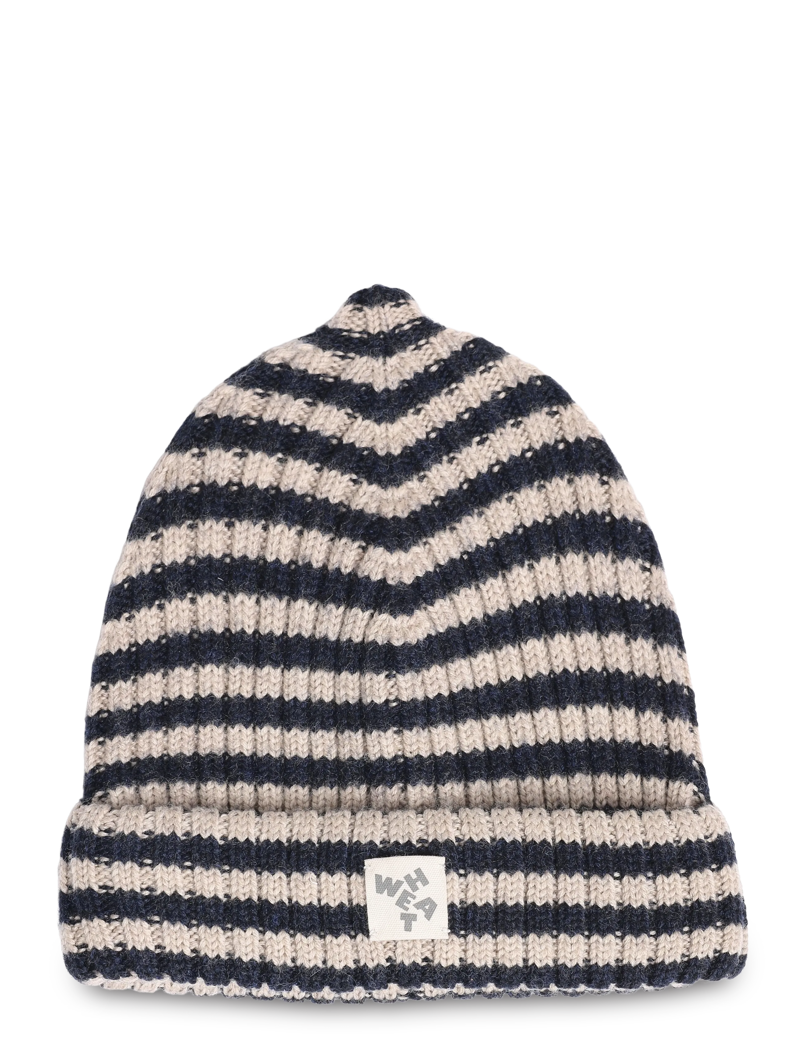 Wheat Beanie Topper - Beanies - NAVY / navy