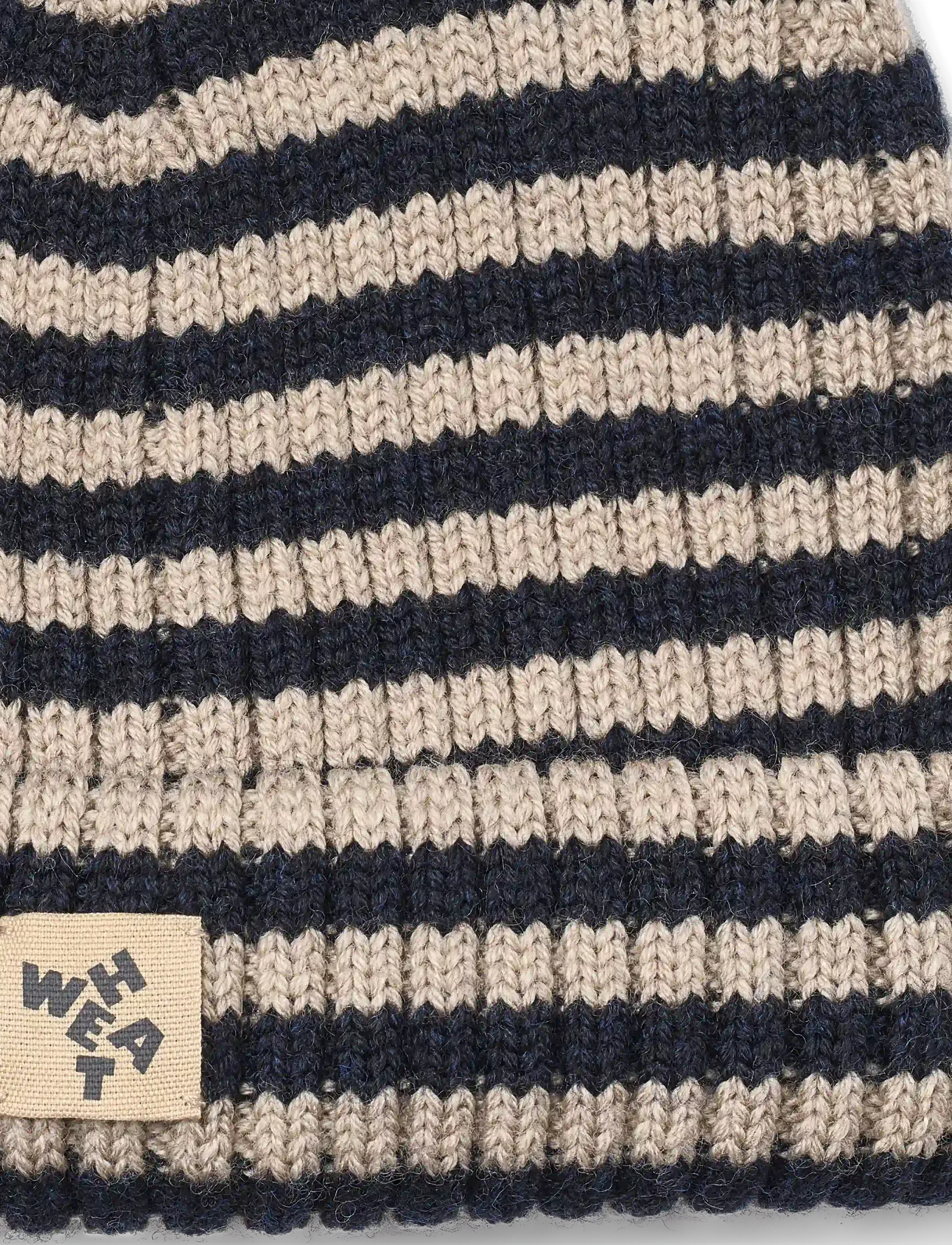 Wheat - Beanie Topper - beanies - navy - 3