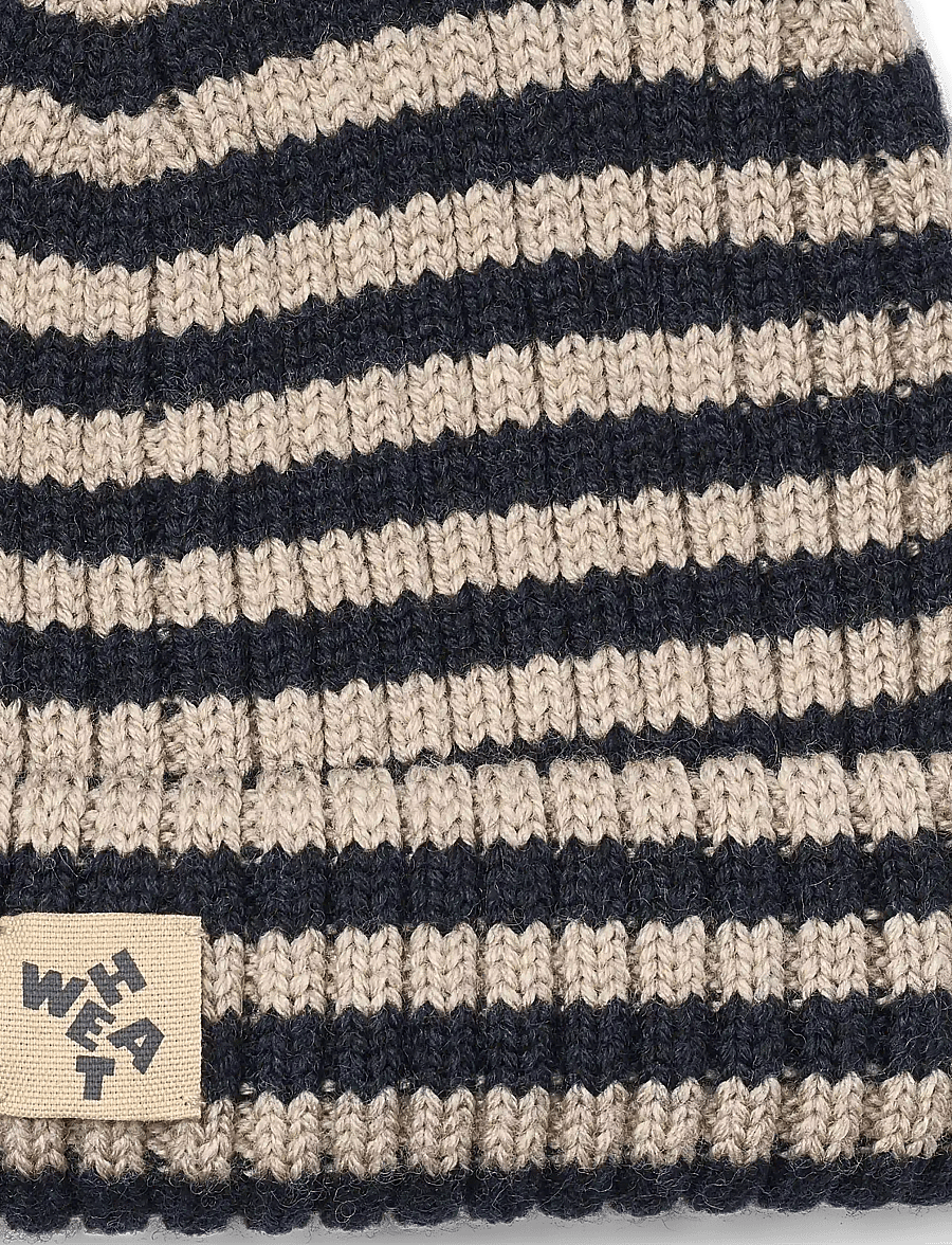 Wheat - Beanie Topper - beanies - navy - 3