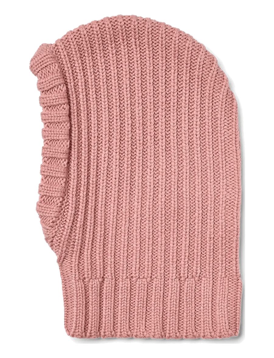 Wheat - Knitted Balaclava Woolao - berry cream - 0