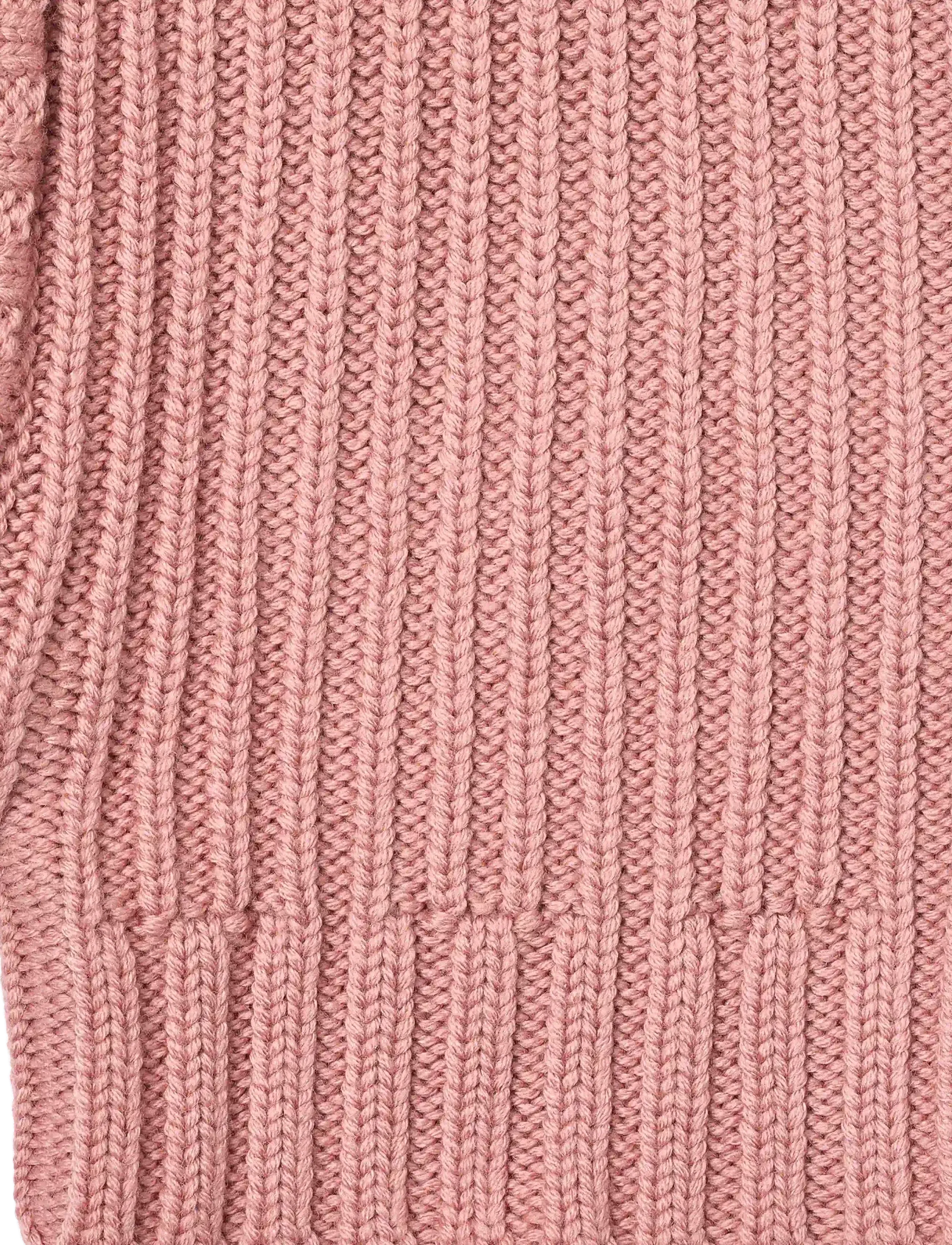 Wheat - Knitted Balaclava Woolao - berry cream - 1