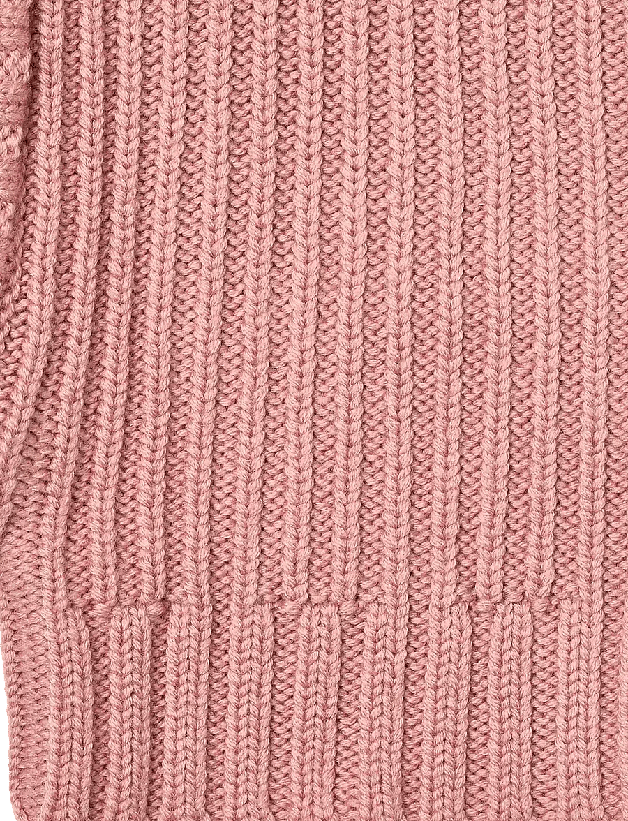 Wheat - Knitted Balaclava Woolao - berry cream - 1