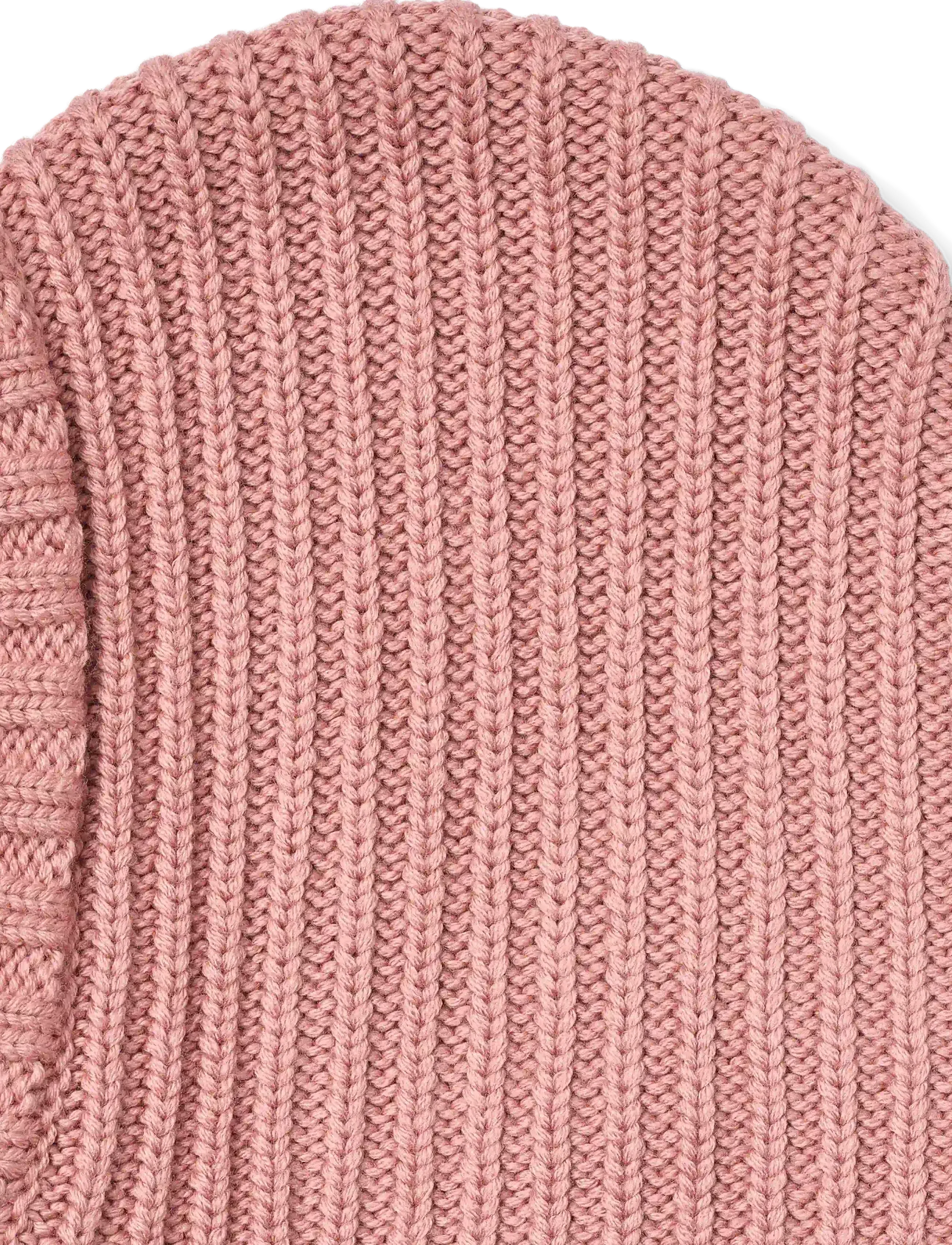 Wheat - Knitted Balaclava Woolao - berry cream - 2