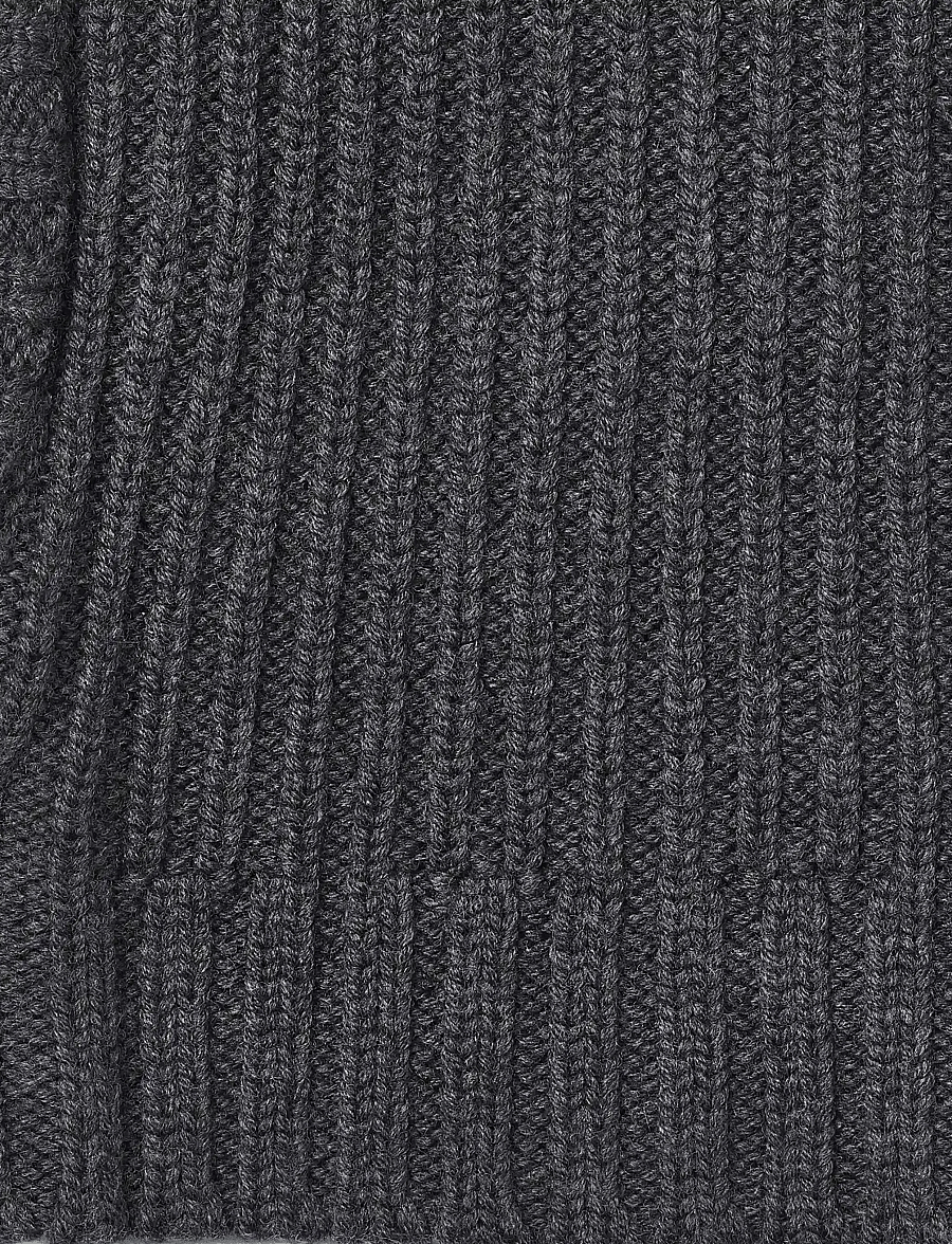 Wheat - Knitted Balaclava Woolao - charcoal melange - 3