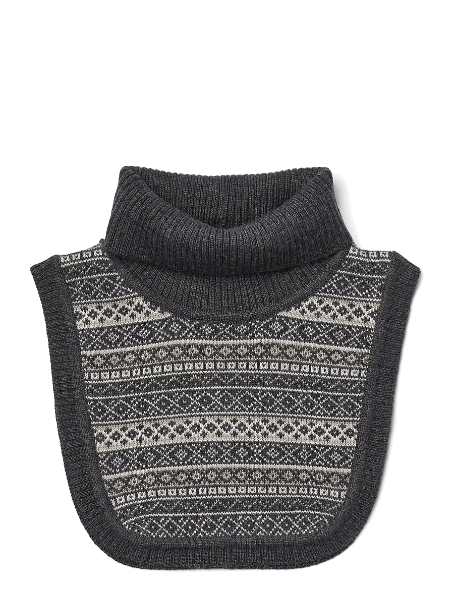 Wheat - Jacquard Neckwarmer Majo - halswärmer - charcoal melange - 0