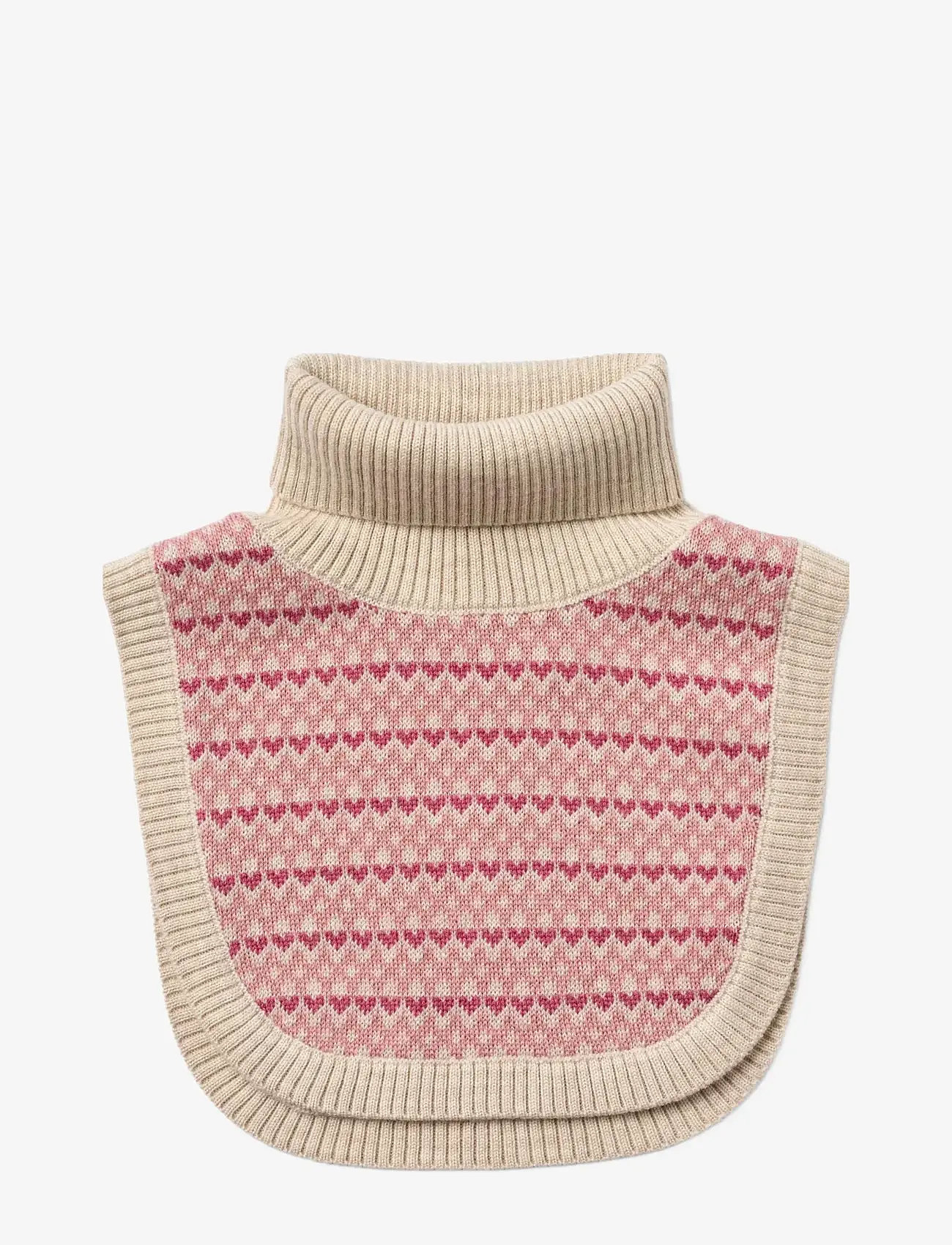 Wheat - Jacquard Neckwarmer Majo - aksessuaarid - rose - 0