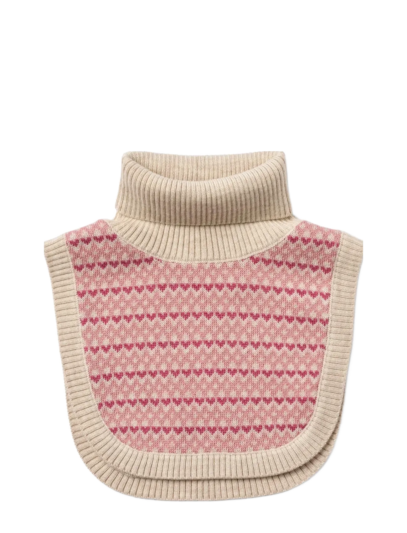 Jacquard Neckwarmer Majo - ROSE