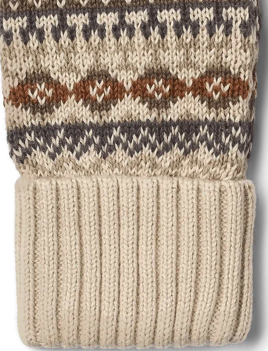 Wheat - Jacquard Mittens Cotta - gloves - brown - 2