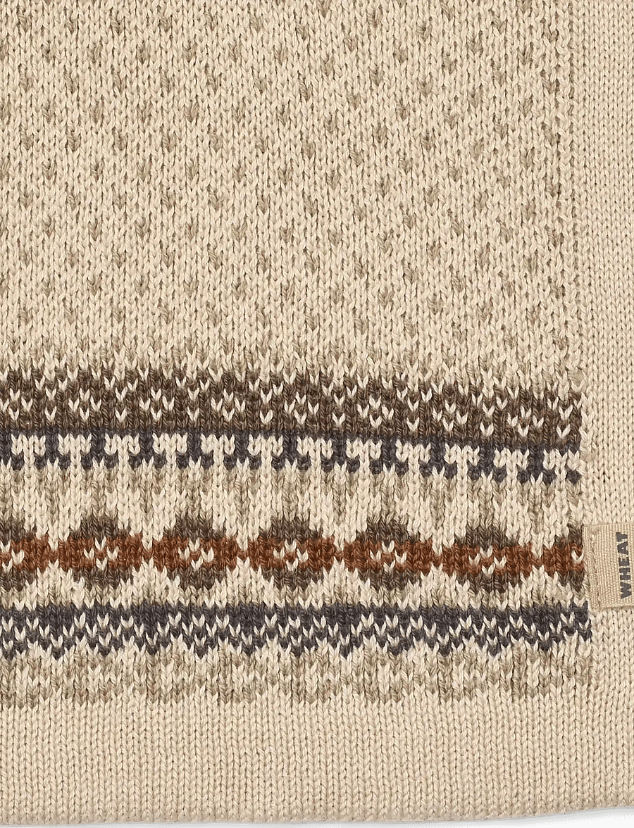 Wheat - Jacquard Neckwarmer Stoffe - halswärmer - brown - 1