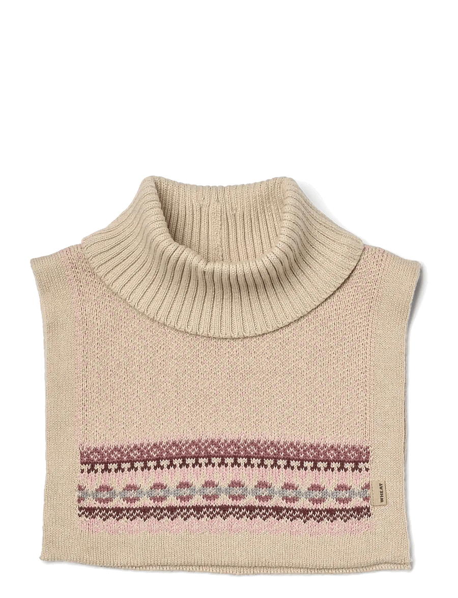 Wheat - Jacquard Neckwarmer Stoffe - halswärmer - rose - 0