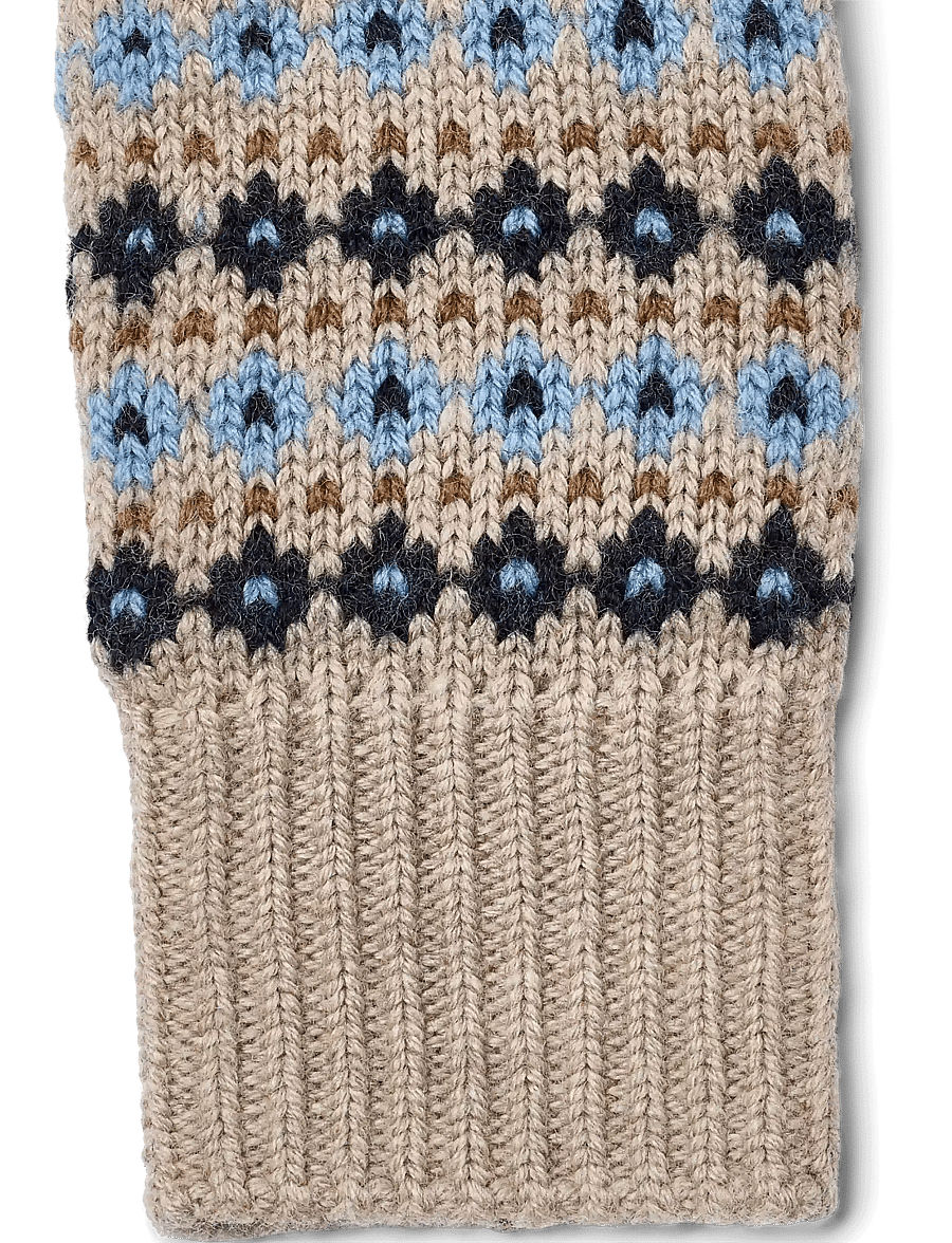 Wheat - Finger Gloves Bobbe - handskar - warm sand melange - 2