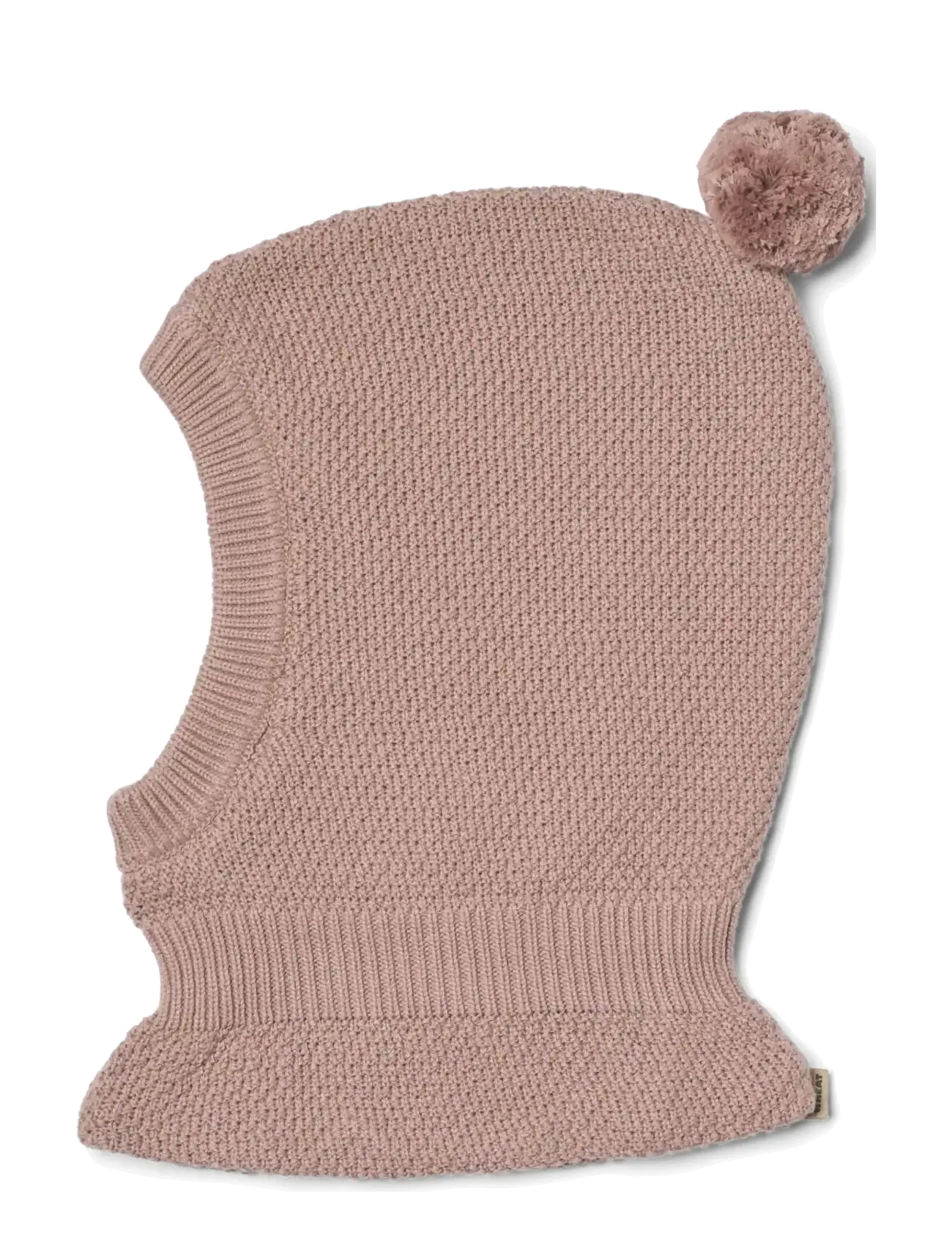 Wheat Knit Balaclava Pomi - Barn 98-134 - DRY ROSE / pink/rose