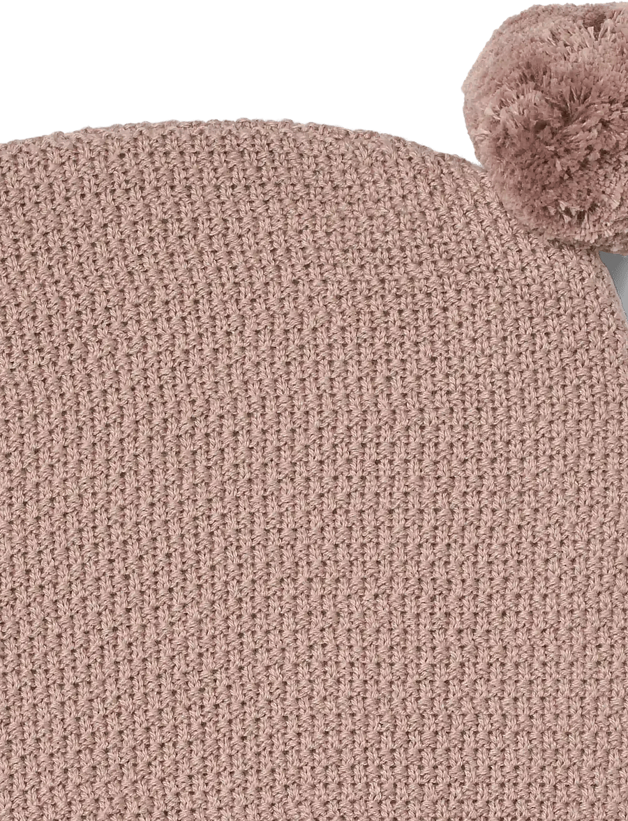 Wheat - Knit Balaclava Pomi - winteraccessoires - dry rose - 1