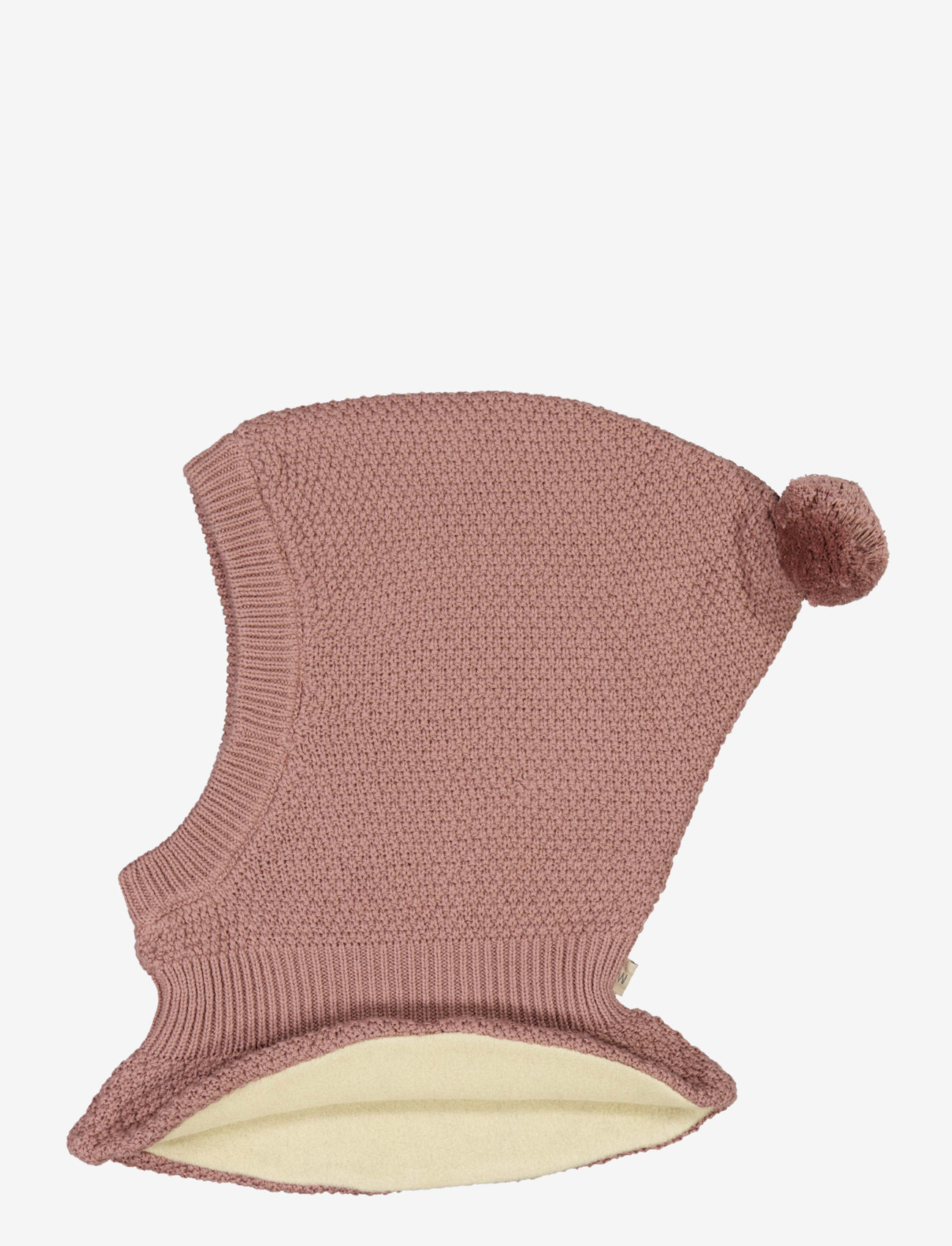 Wheat - Knitted Balaclava Pomi - powder brown - 0