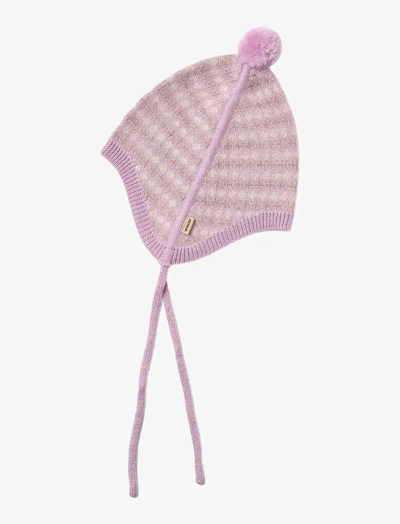Wheat - Knit Bonnet Liro - accessories - lavender iris - 0