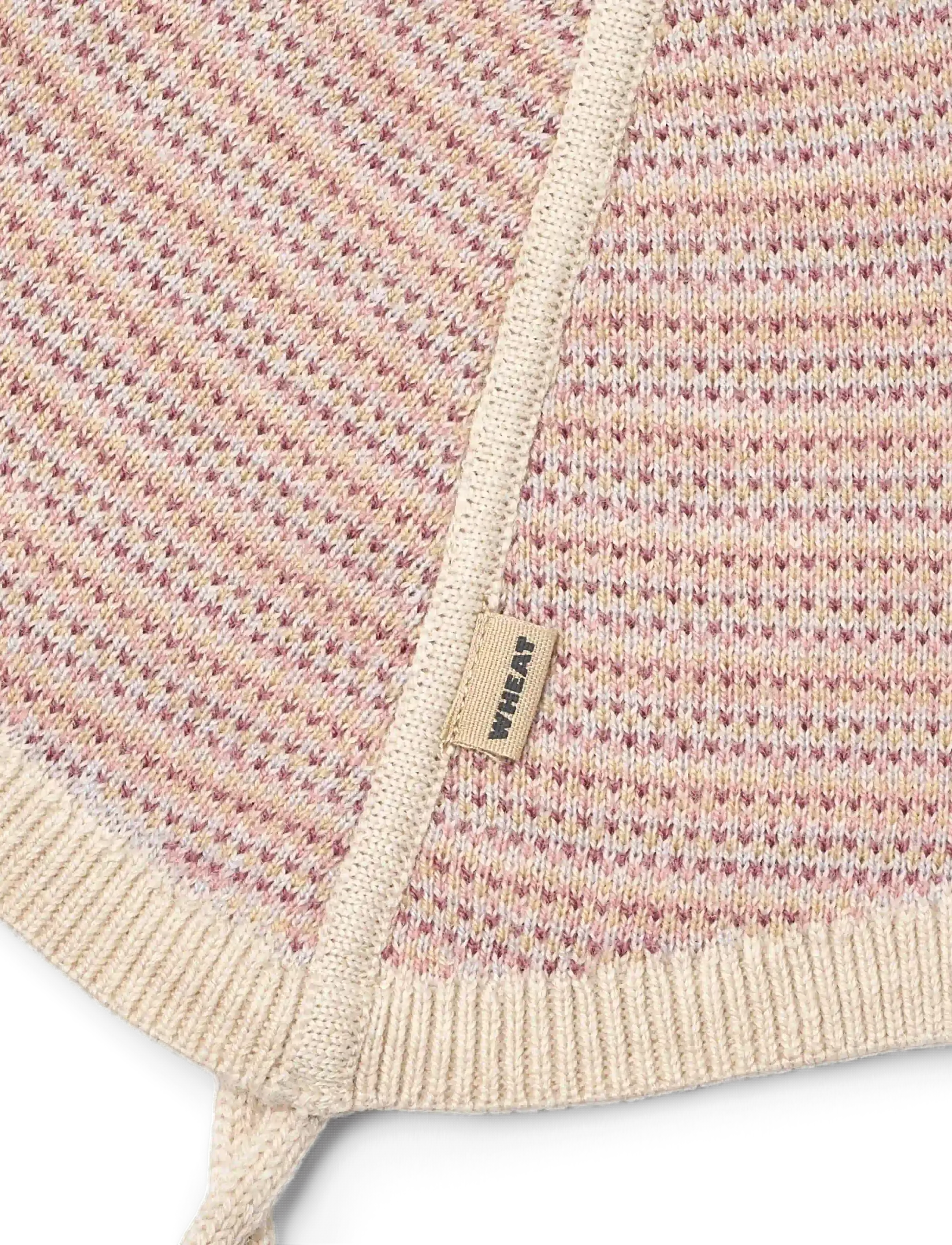 Wheat - Knit Bonnet Liro - babymützen - rose - 1