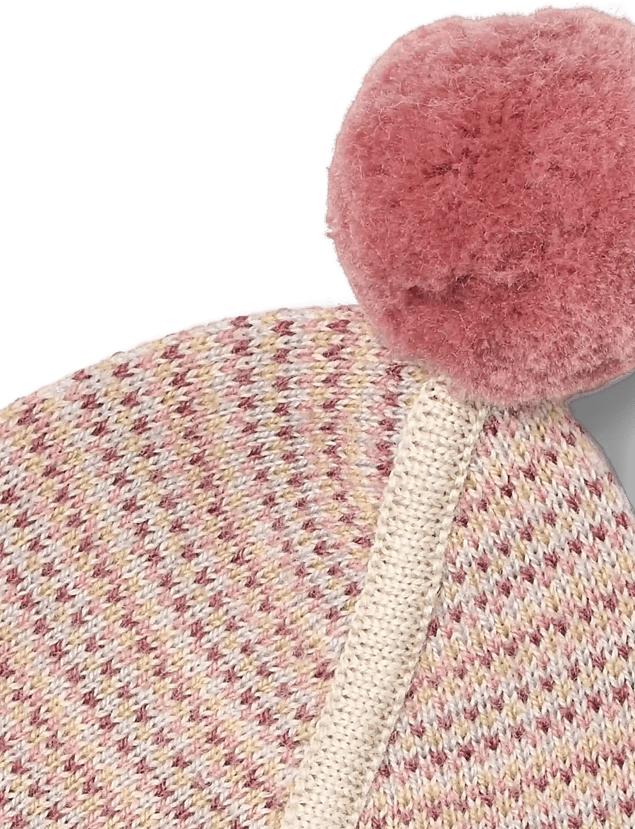 Wheat - Knit Bonnet Liro - babymützen - rose - 2