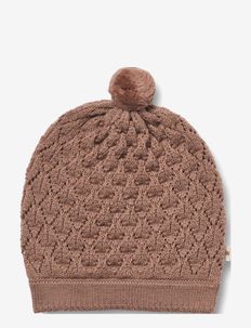 Knitted Hat Ezel, Wheat