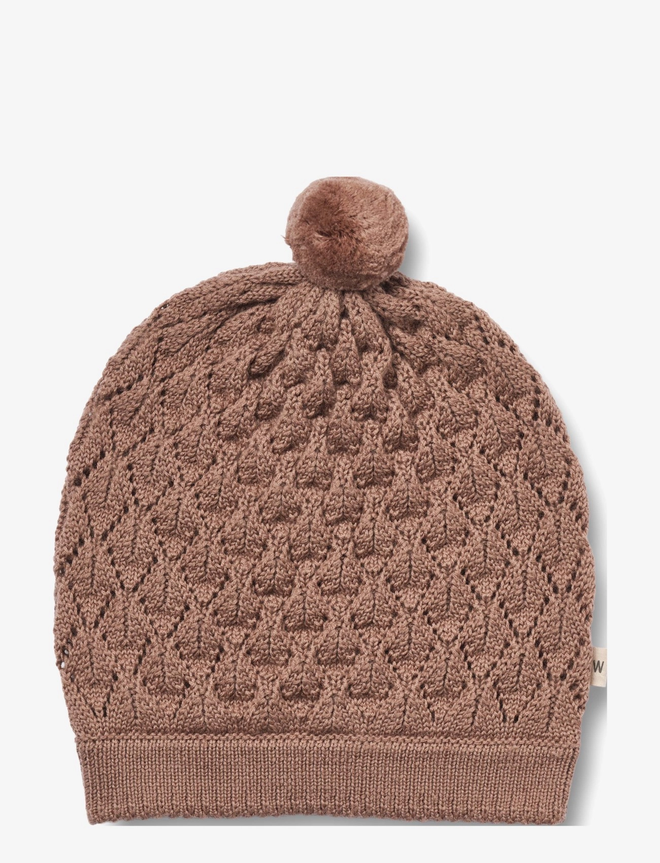 Wheat - Knitted Hat Ezel - berry dust - 0