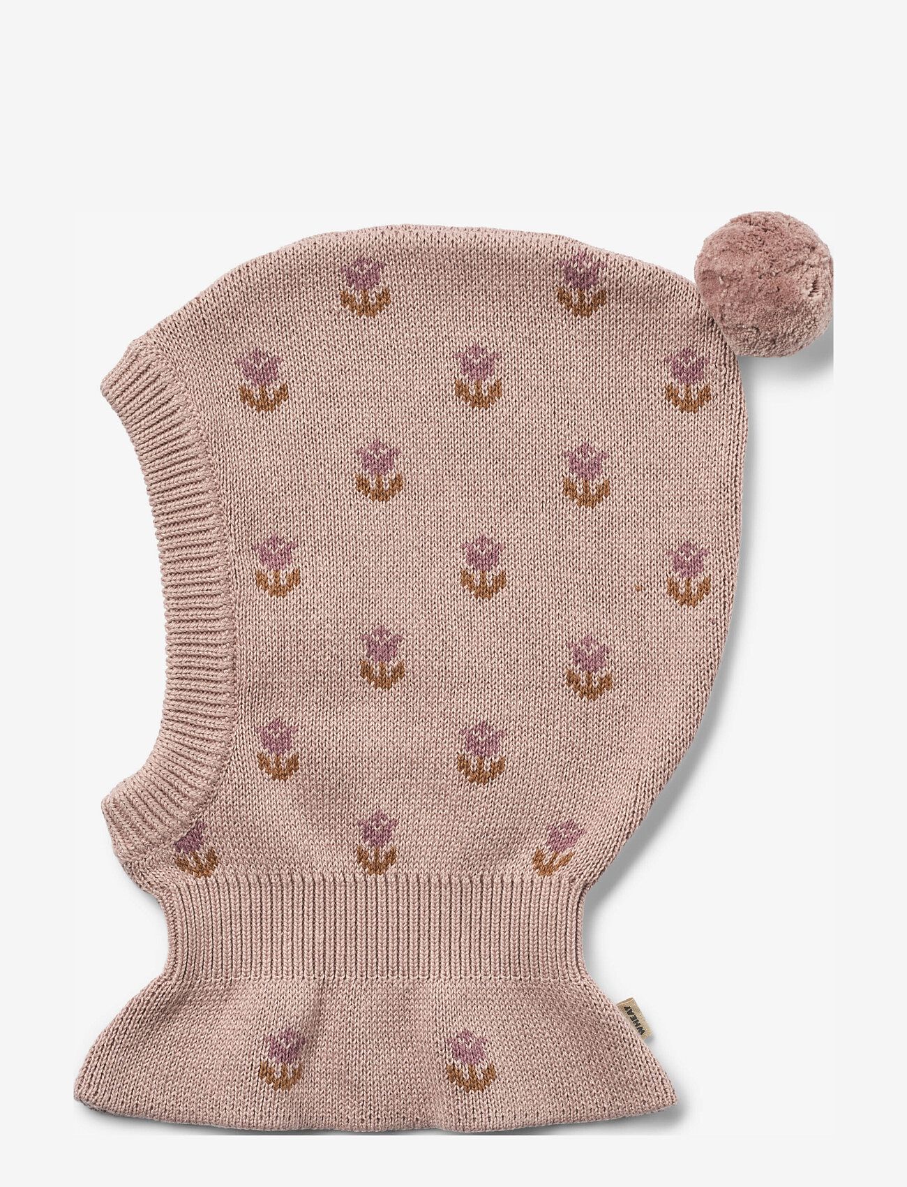 Wheat - Knitted Balaclava Sessie - dry rose - 0