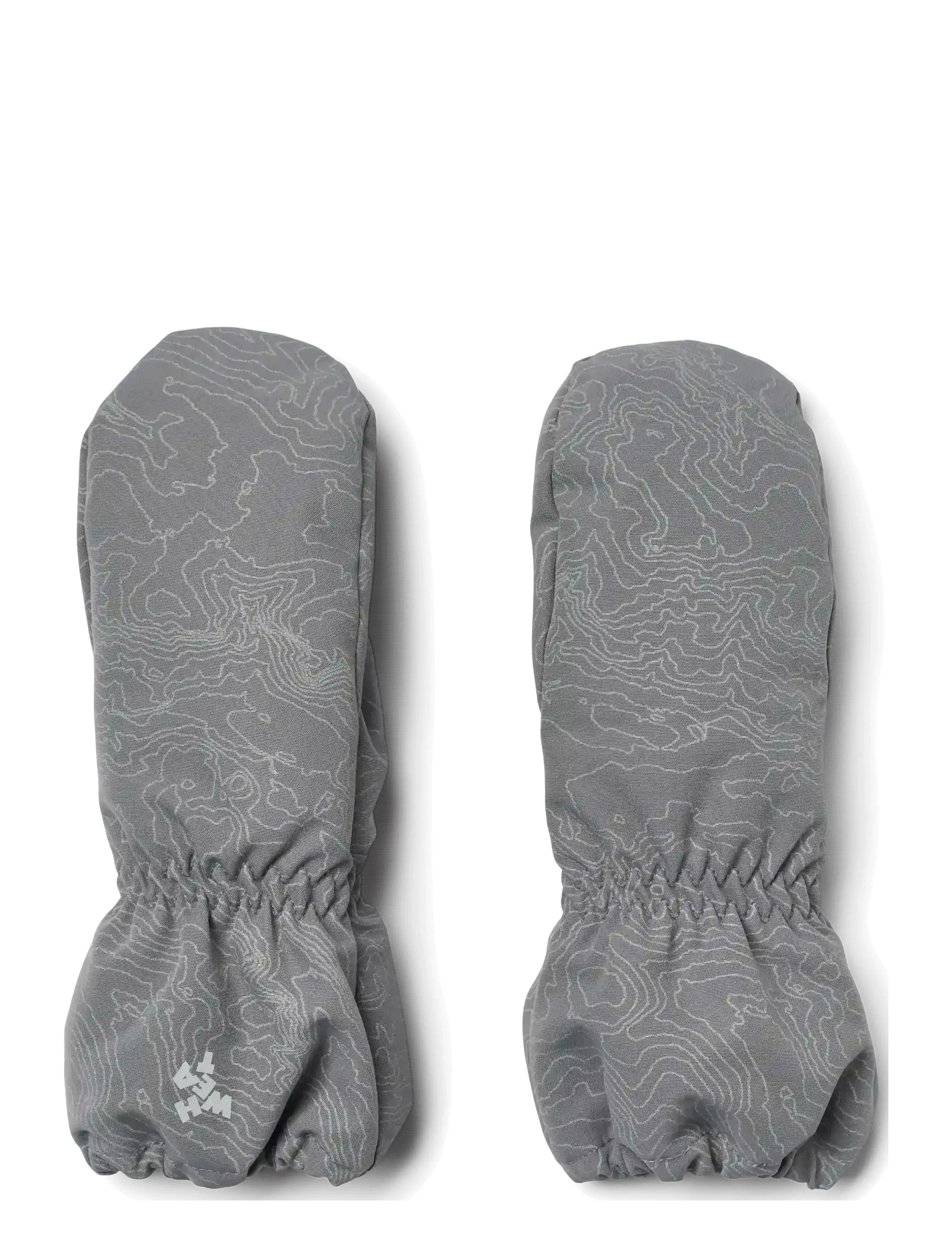 Wheat Mittens Monta - Accessories - REFLECTIVE ELEVATION MAP / grey