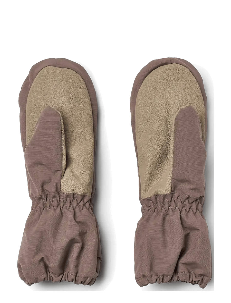 Wheat - Mittens Monta - handskar - plum truffle - 1