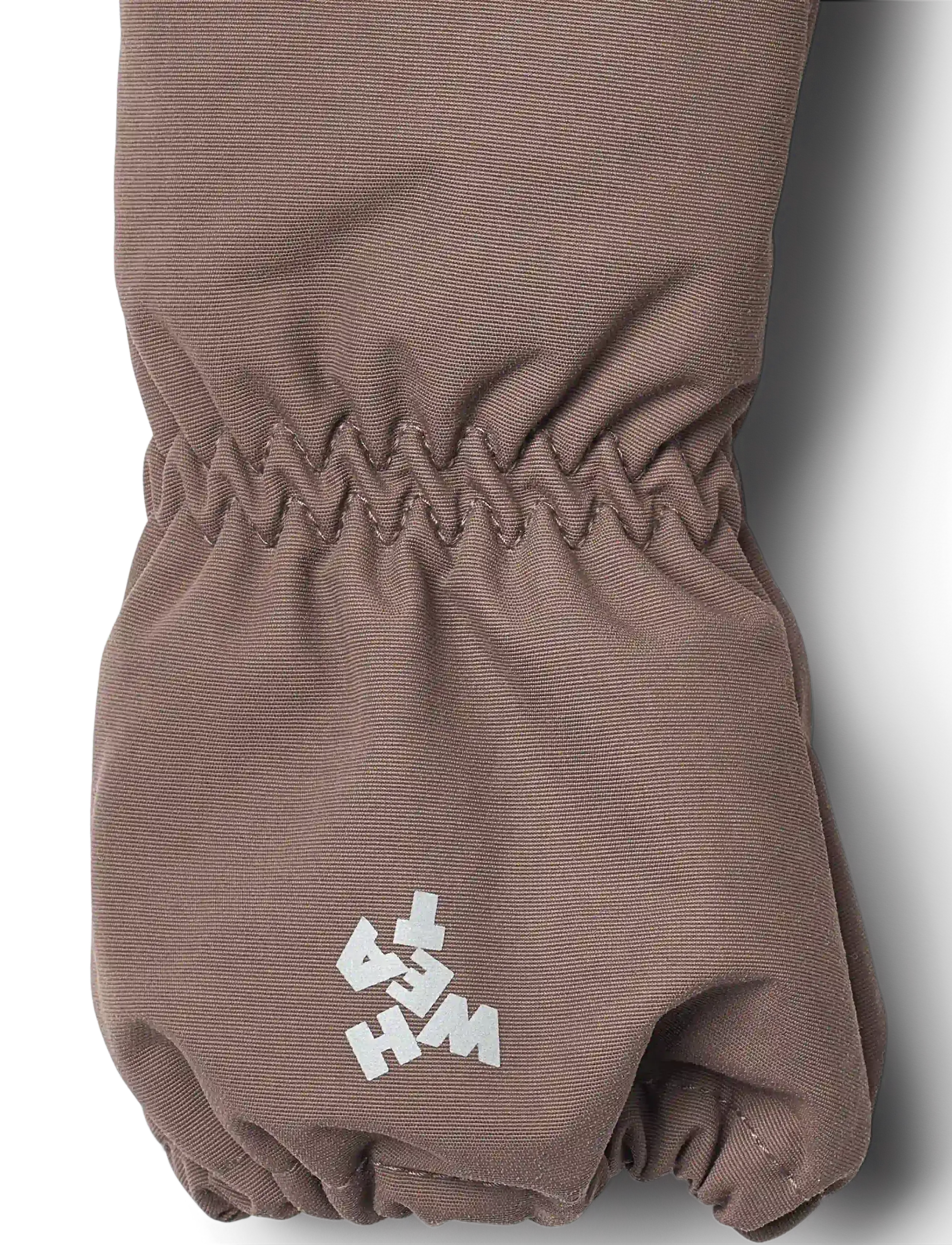 Wheat - Mittens Monta - handskar - plum truffle - 2