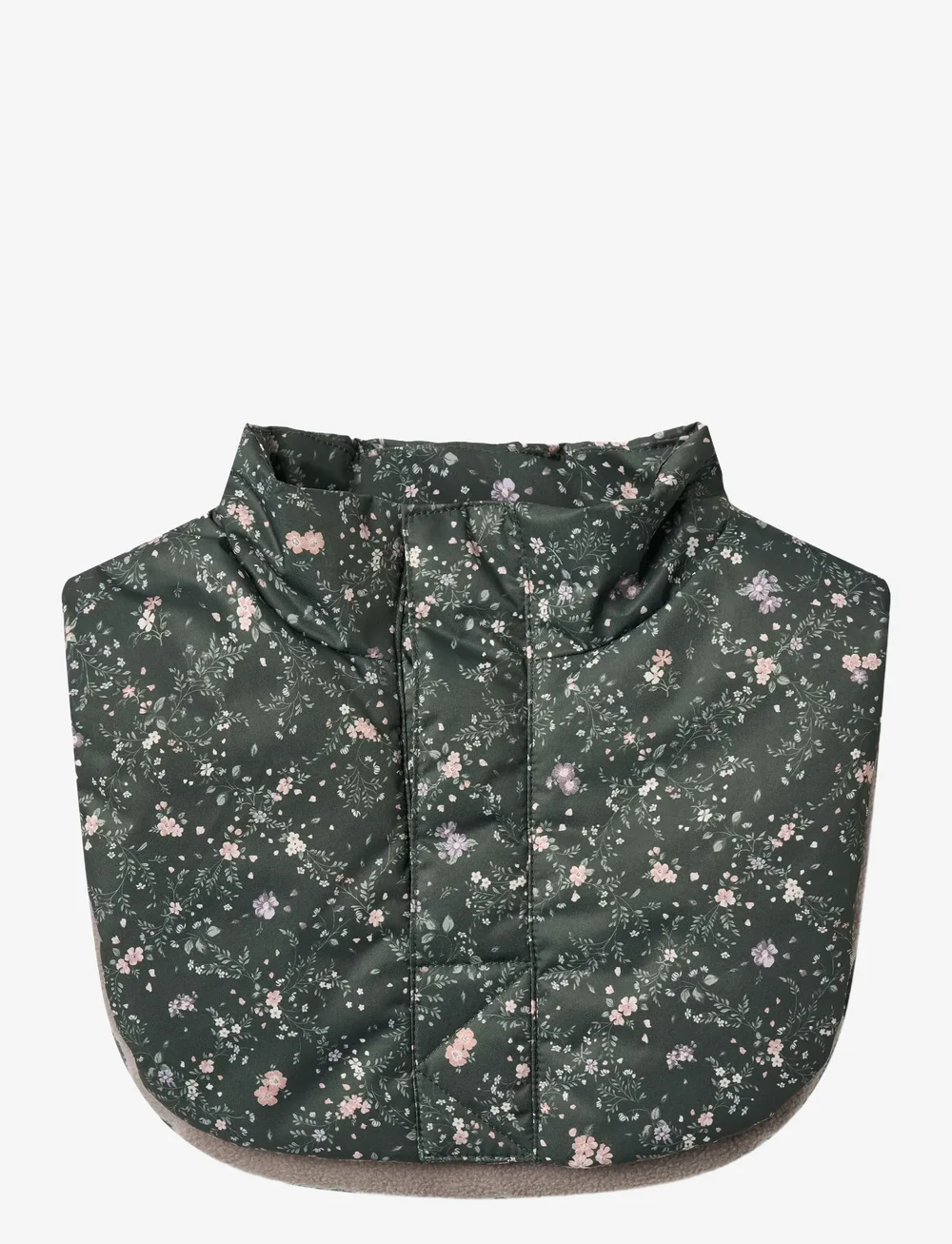 Wheat - Puffer Neckwarmer Rivo - halsvärmare - forest lake checked flowers - 1