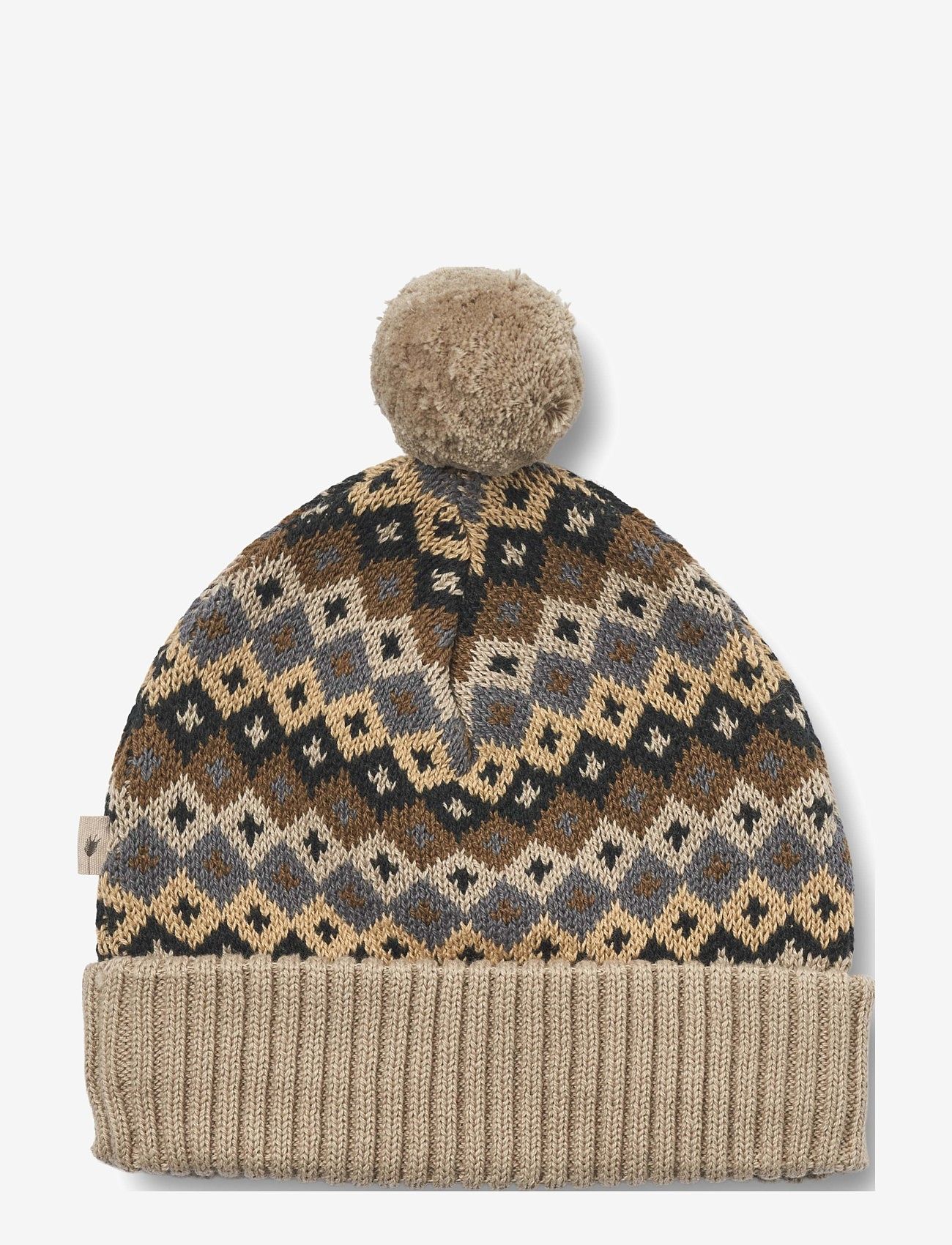 Wheat - Knit Beanie Nolo - winter hats - multi blue - 1