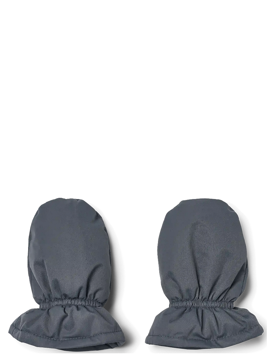 Wheat - Puffer Baby Mittens Muffu - gloves - greyblue - 0