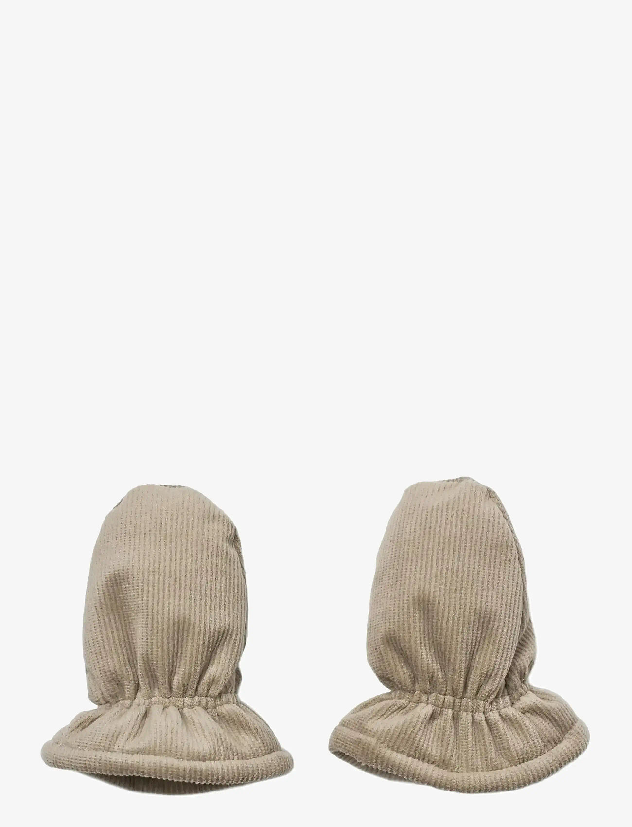 Wheat - Puffer Baby Mittens Muffu - julegaver under 300kr - grey stone - 0