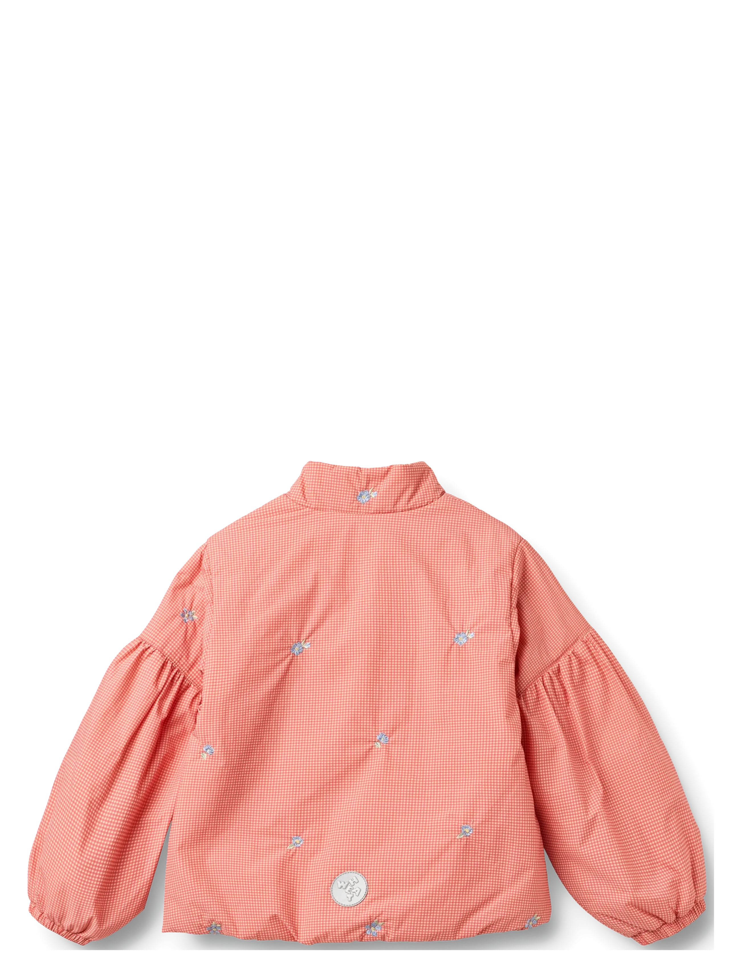 Wheat - Lightweight Puffer Jacket Sola - red check - 2
