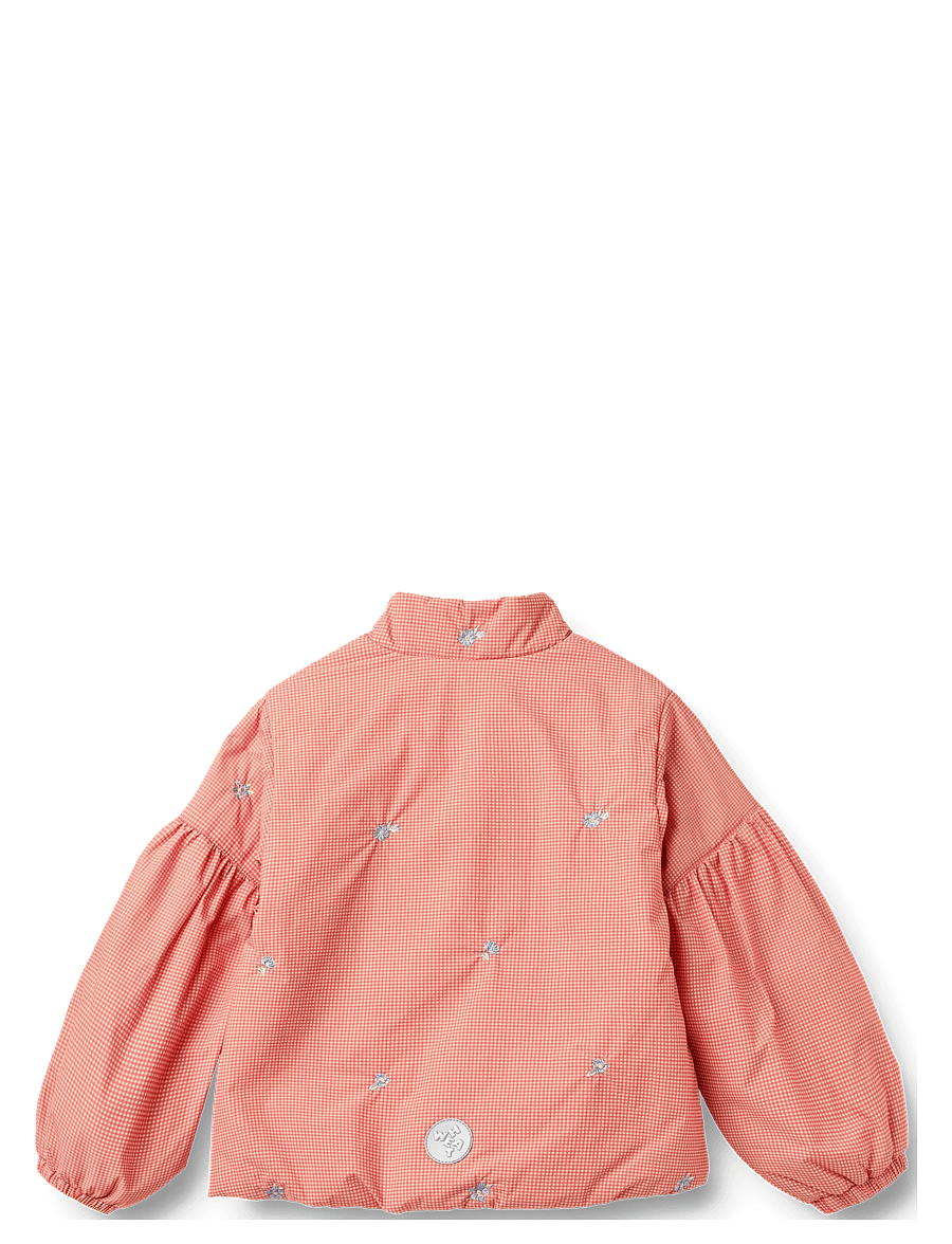 Wheat - Lightweight Puffer Jacket Sola - red check - 2