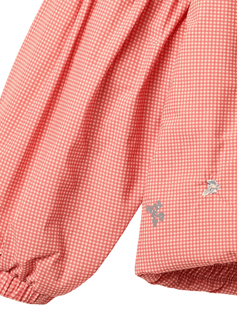 Wheat - Lightweight Puffer Jacket Sola - vinterjackor - red check - 5