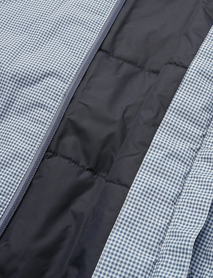Wheat - Lightweight Puffer Jacket Sollo - talvejoped - blue check - 4