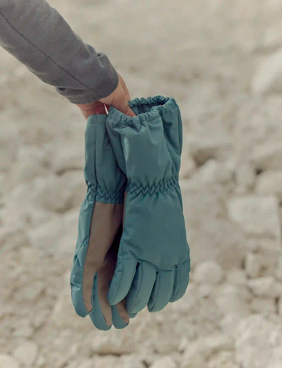 Wheat - Finger Gloves Skiski - kindad - petroleum - 0