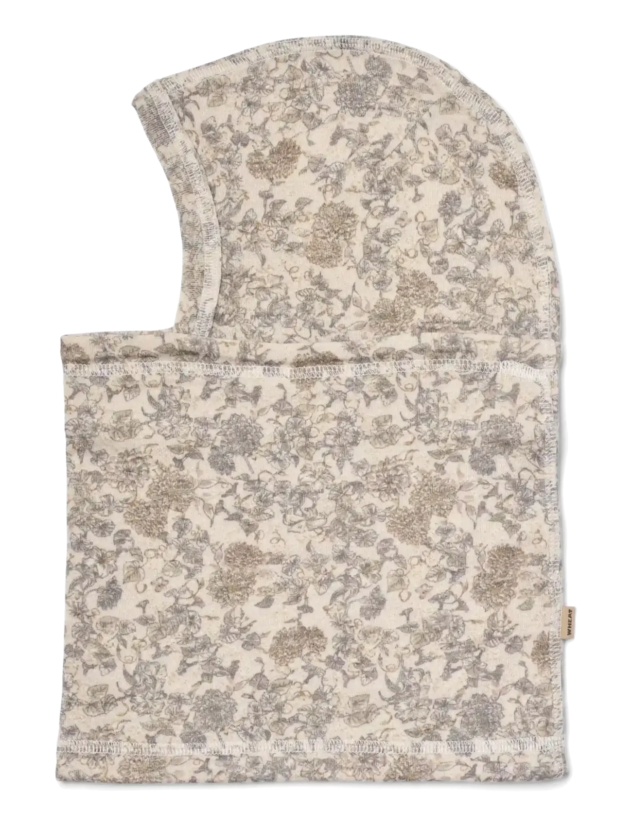 Wheat Baselayer Balaclava Ibben - Aluskihina kantavad alussärgid - GREY WINTER FLOWERS / cream