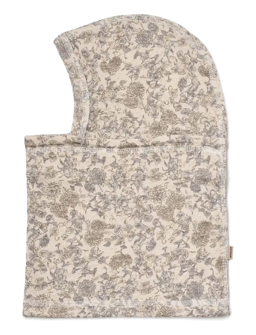 Wheat - Baselayer Balaclava Ibben - aluskihina kantavad alussärgid - grey winter flowers - 0
