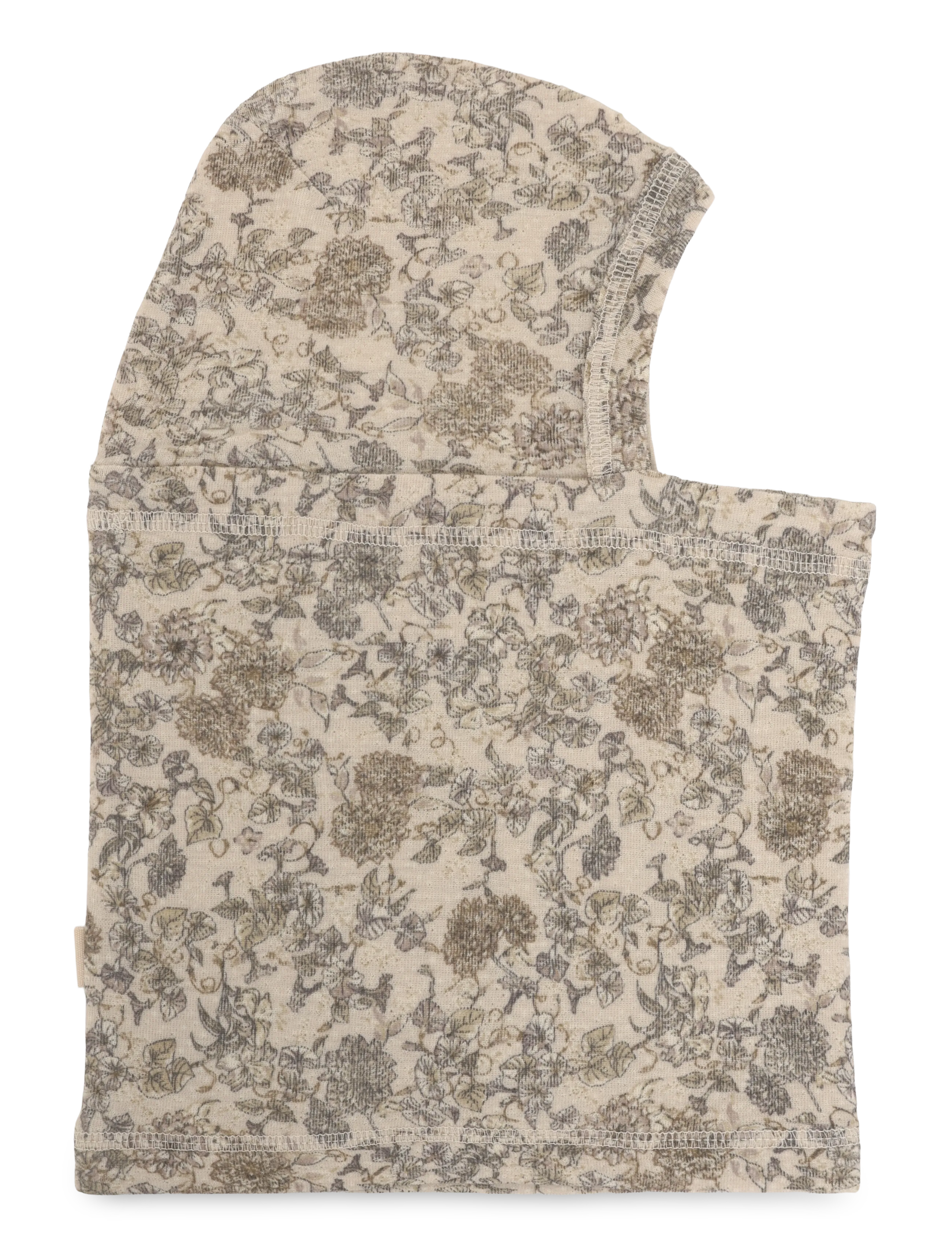 Wheat Baselayer Balaclava Ibben - Funktionsunterwäsche - GREY WINTER FLOWERS / cream