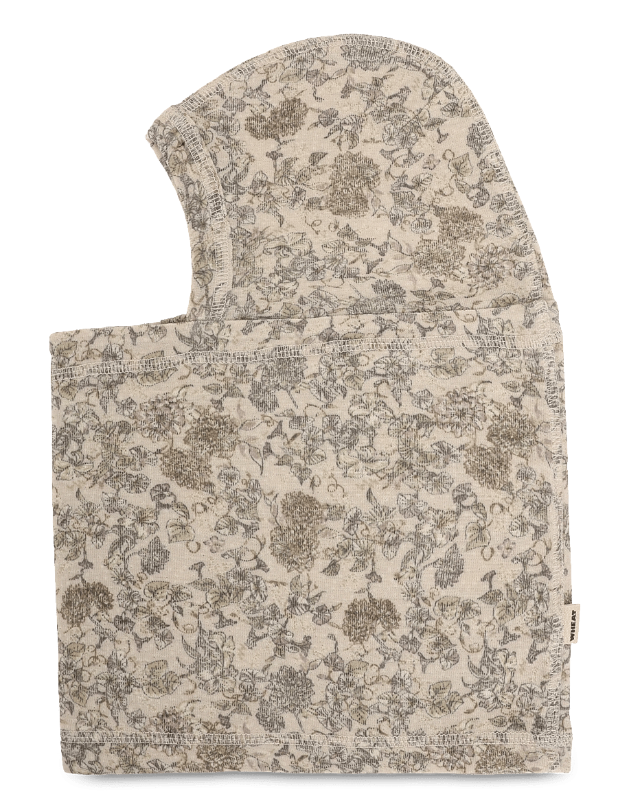 Wheat - Baselayer Balaclava Ibben - kerrastopaidat - grey winter flowers - 1