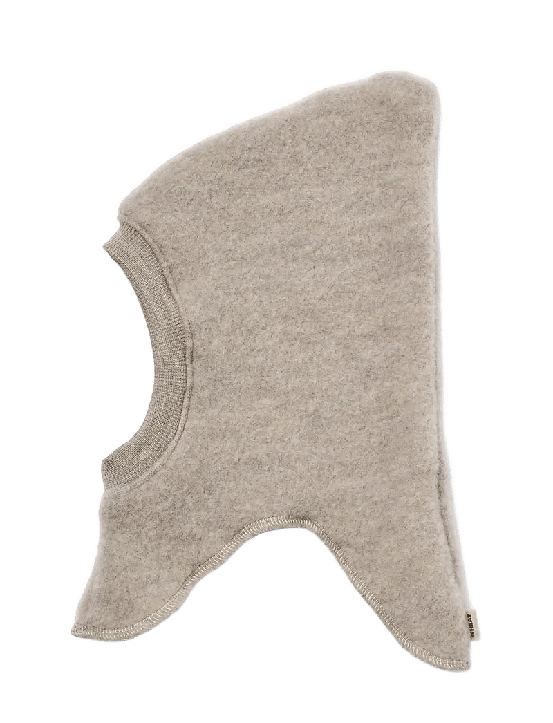Wheat - Wool Fleece Balaclava Eli - vinteraccessoarer - khaki melange - 1